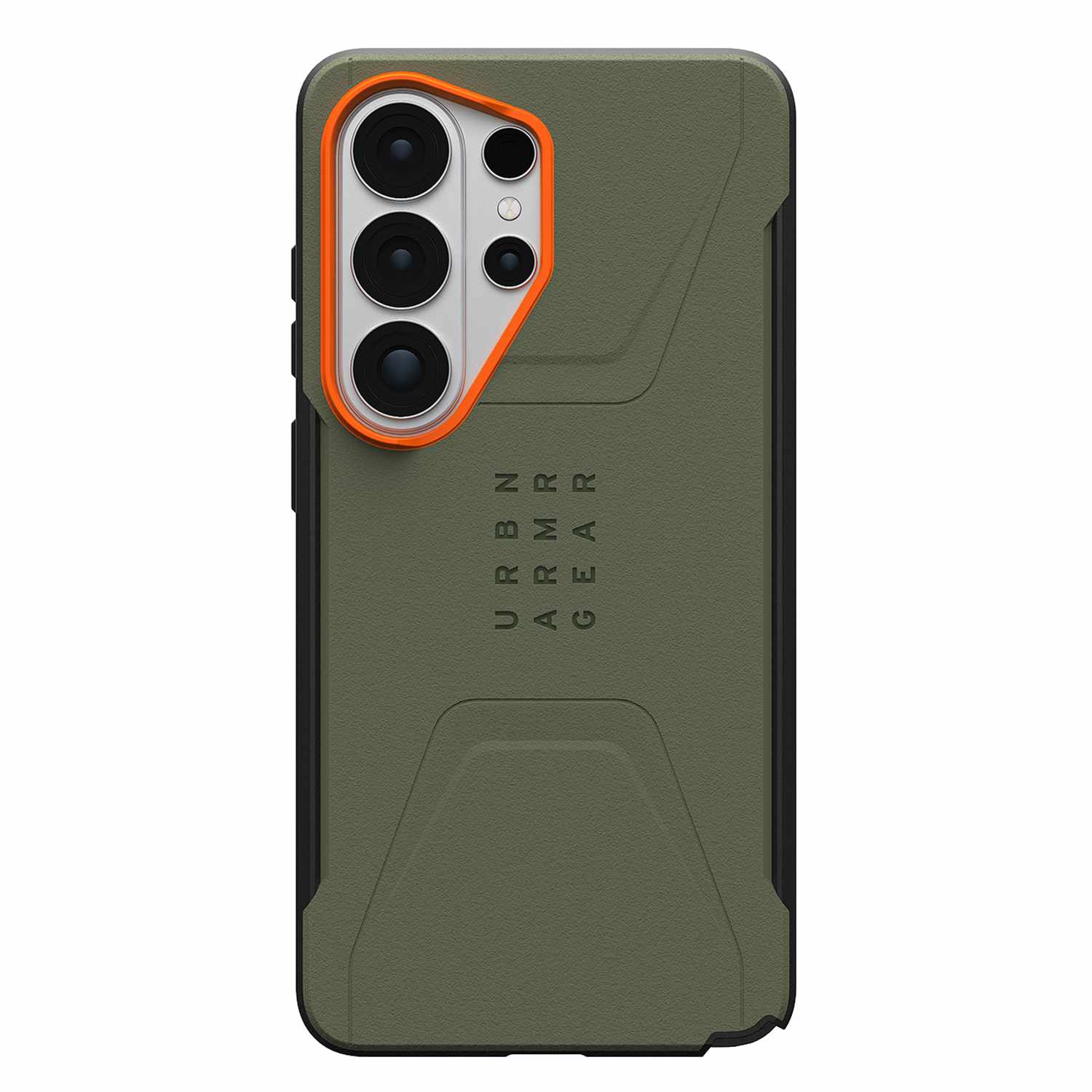 UAG Civilian Rugged Case with Magnets Olive Drab/Orange for Galaxy S26 Ultra