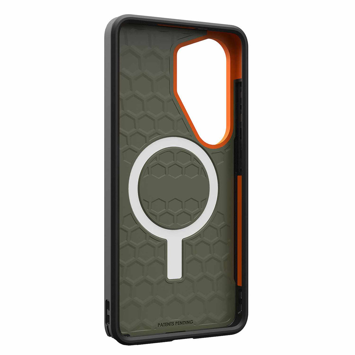 UAG Civilian Rugged Case with Magnets Olive Drab/Orange for Galaxy S26 Ultra