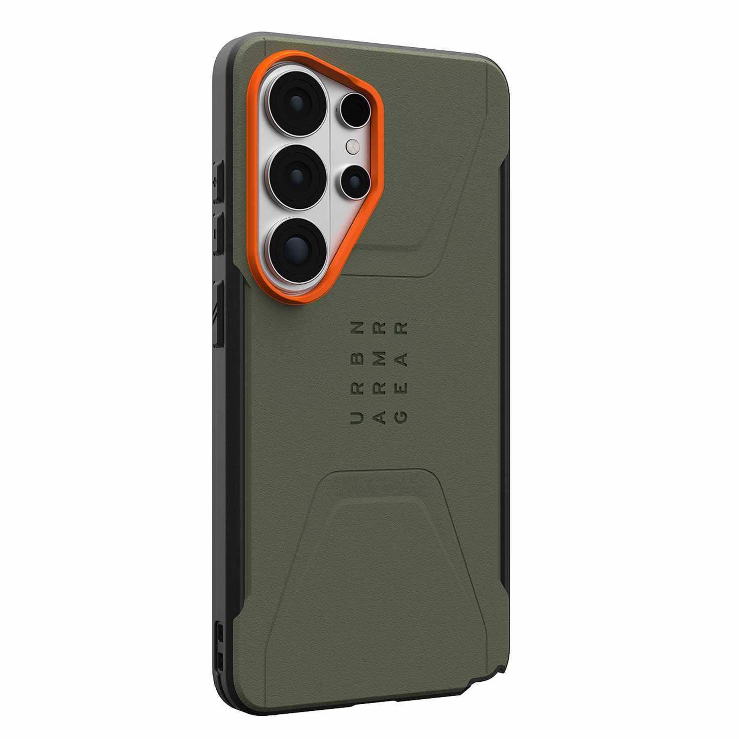 UAG Civilian Rugged Case with Magnets Olive Drab/Orange for Galaxy S26 Ultra