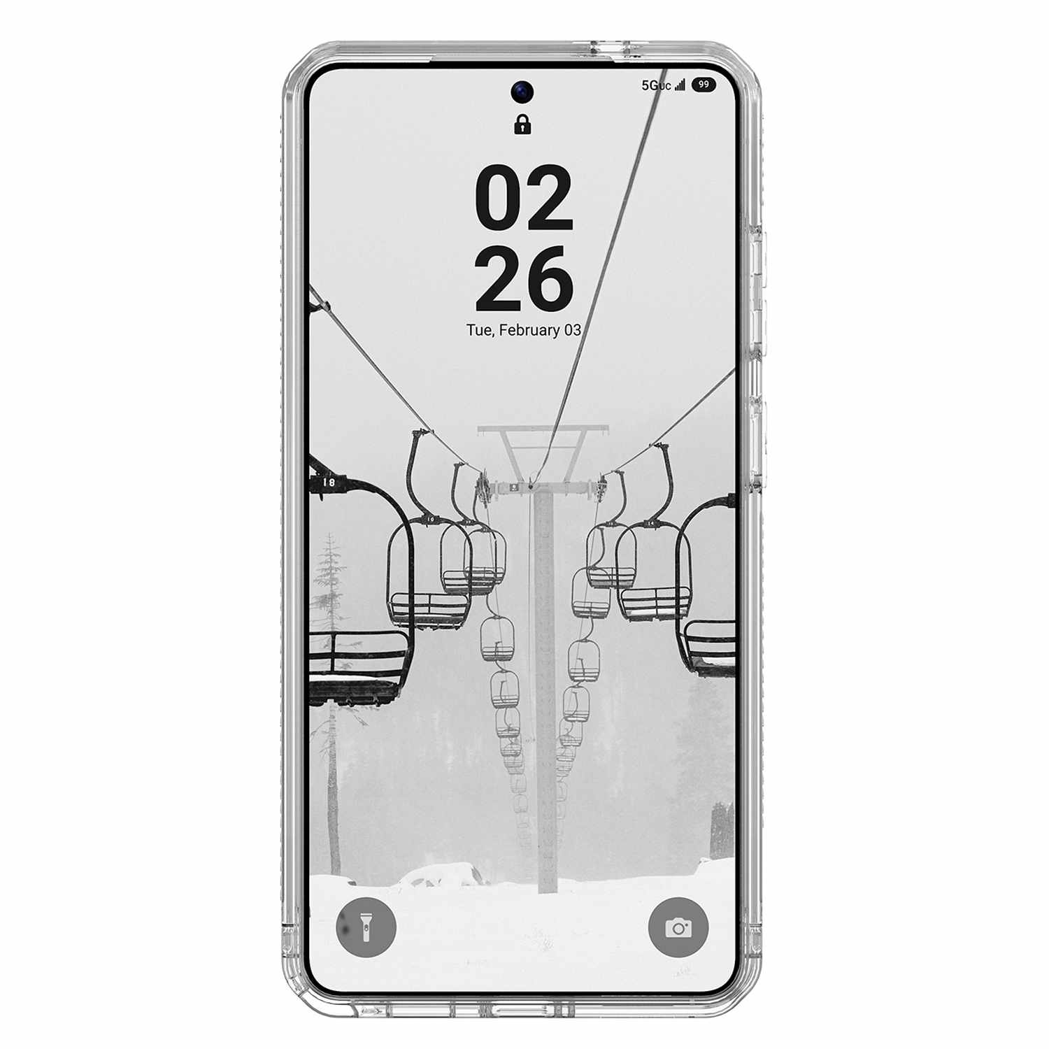 UAG Plyo Clear Case with Magnets Ice/Silver for Galaxy S26 Ultra