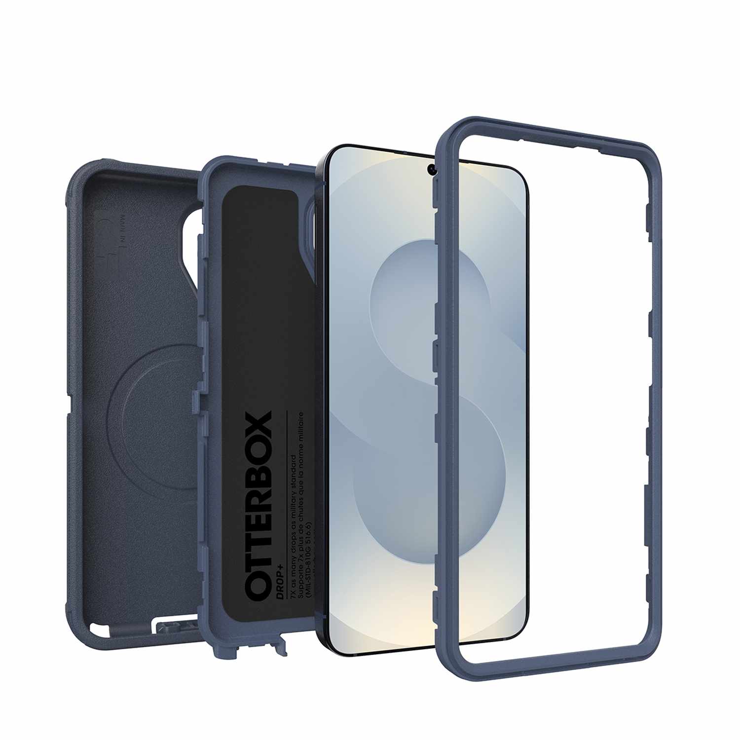 OtterBox Defender Pro Case with Magnets Blue Sentiment for Galaxy S26
