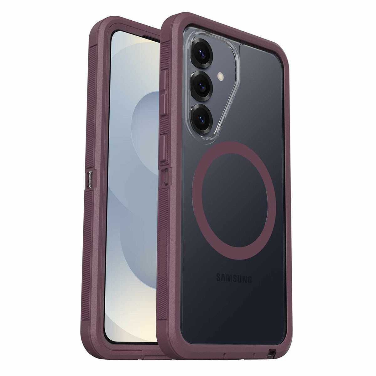 OtterBox Defender Pro XT Clear Case with Magnets Purple Mystery for Galaxy S26
