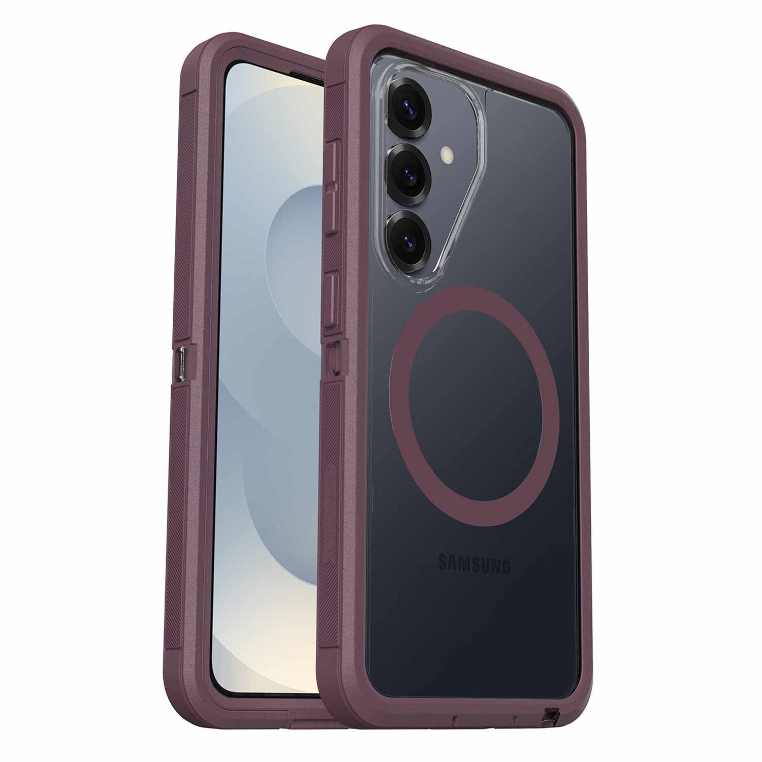 OtterBox Defender Pro XT Clear Case with Magnets Purple Mystery for Galaxy S26