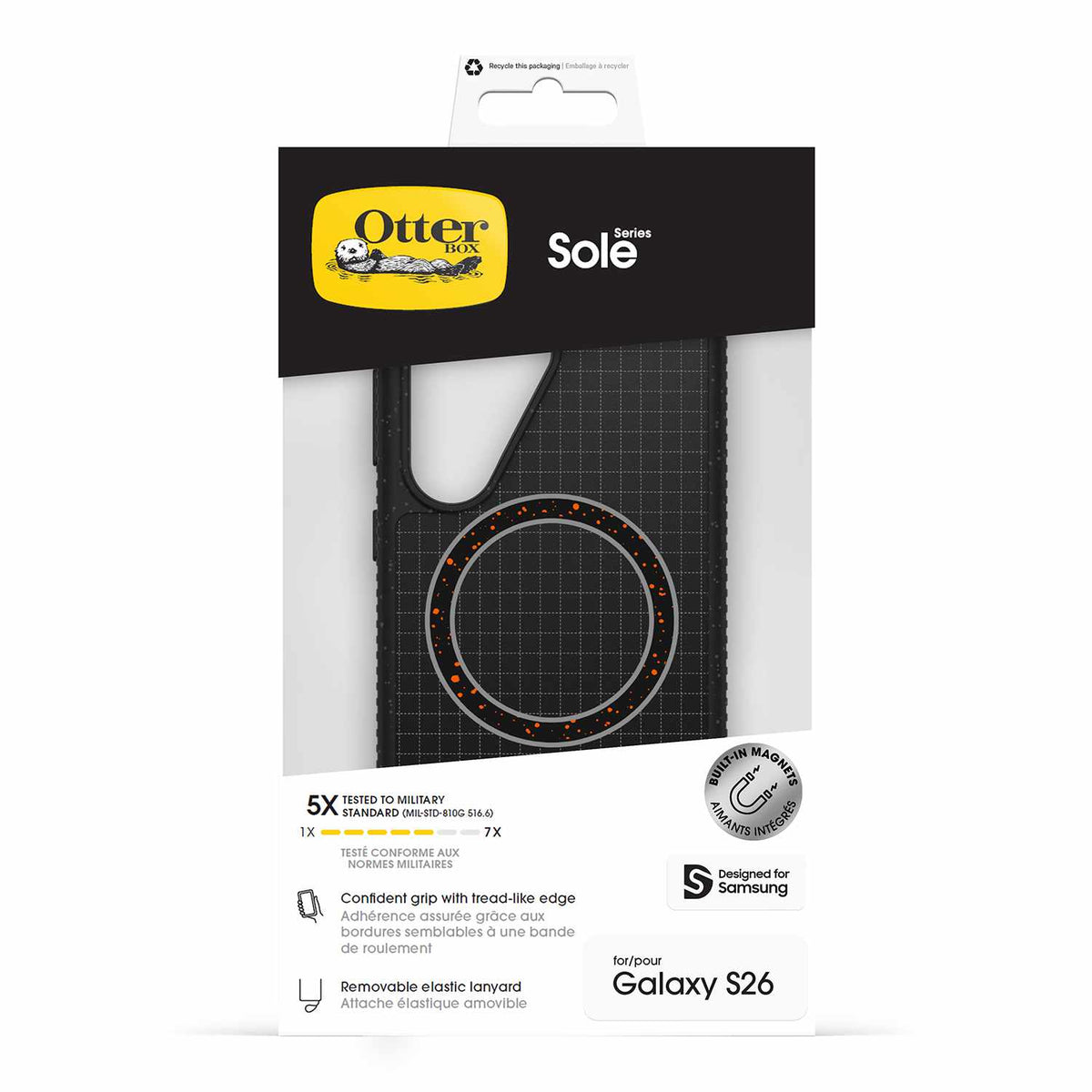 OtterBox Sole Case with Magnets Midnight Circuit for Galaxy S26