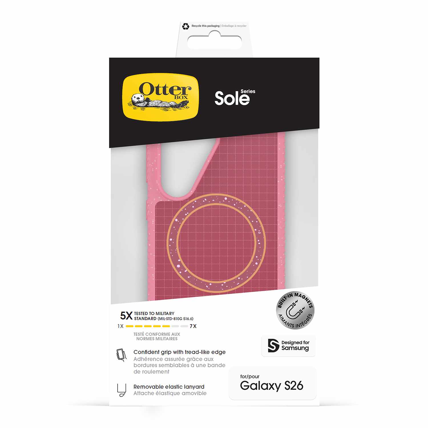 OtterBox Sole Case with Magnets Xtra Hot for Galaxy S26