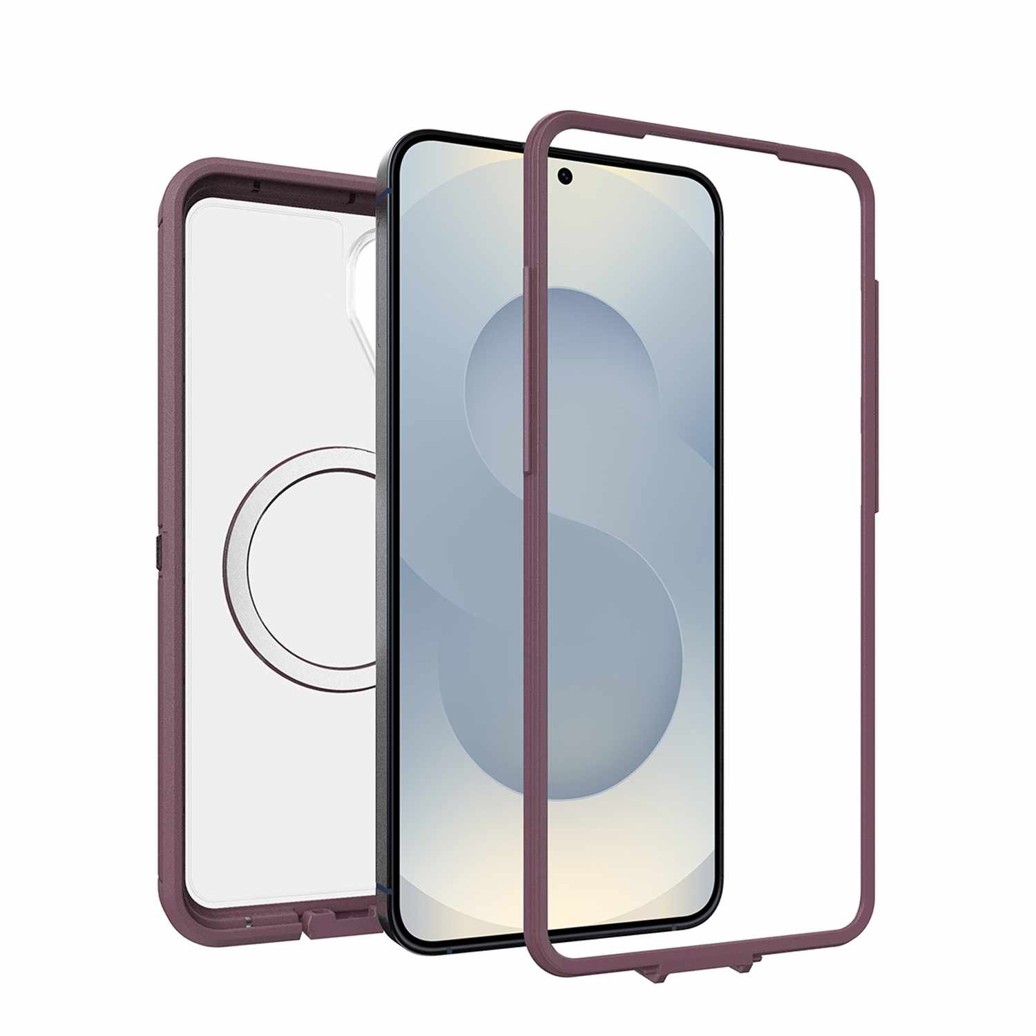 OtterBox Defender Pro XT Clear Case with Magnets Purple Mistery for Galaxy S26+