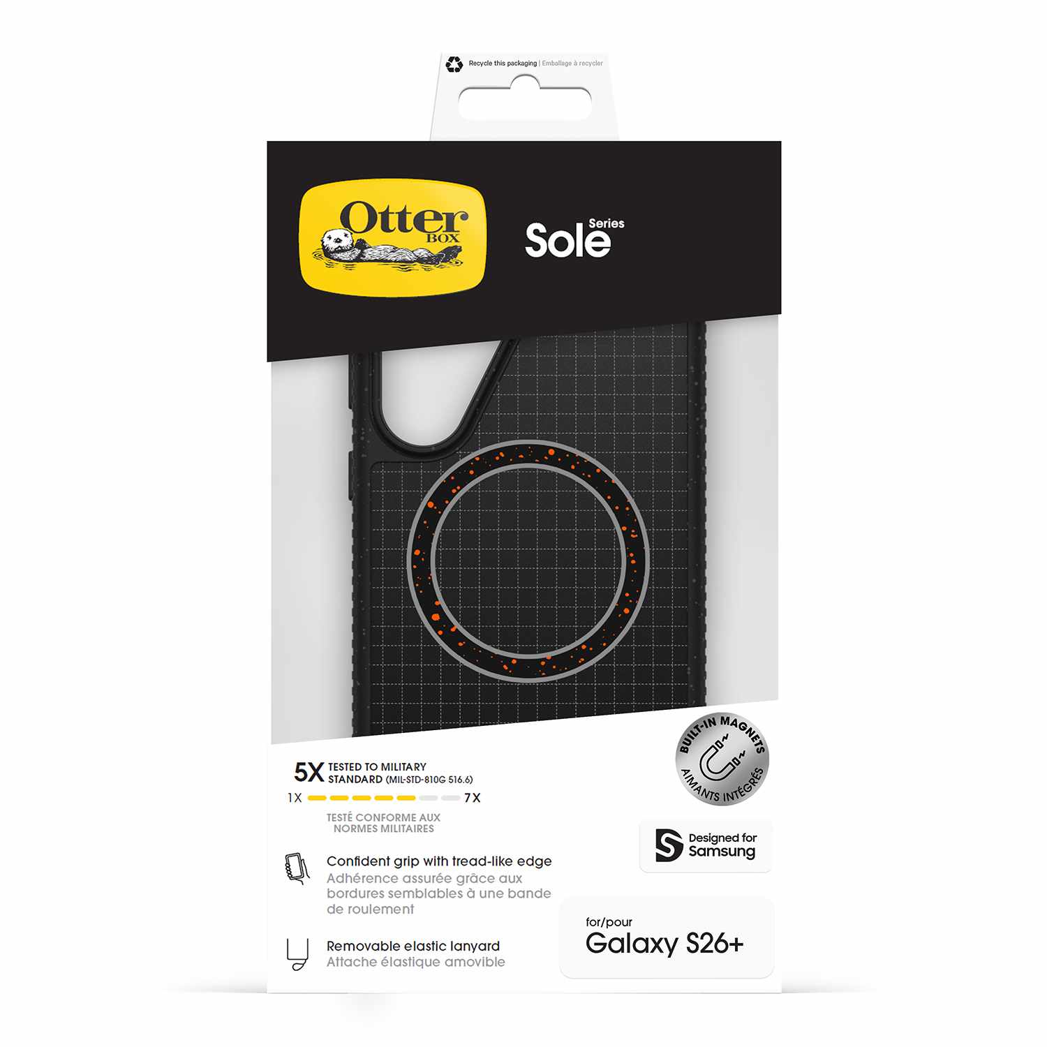 OtterBox Sole Case with Magnets Midnight Circuit for Galaxy S26+