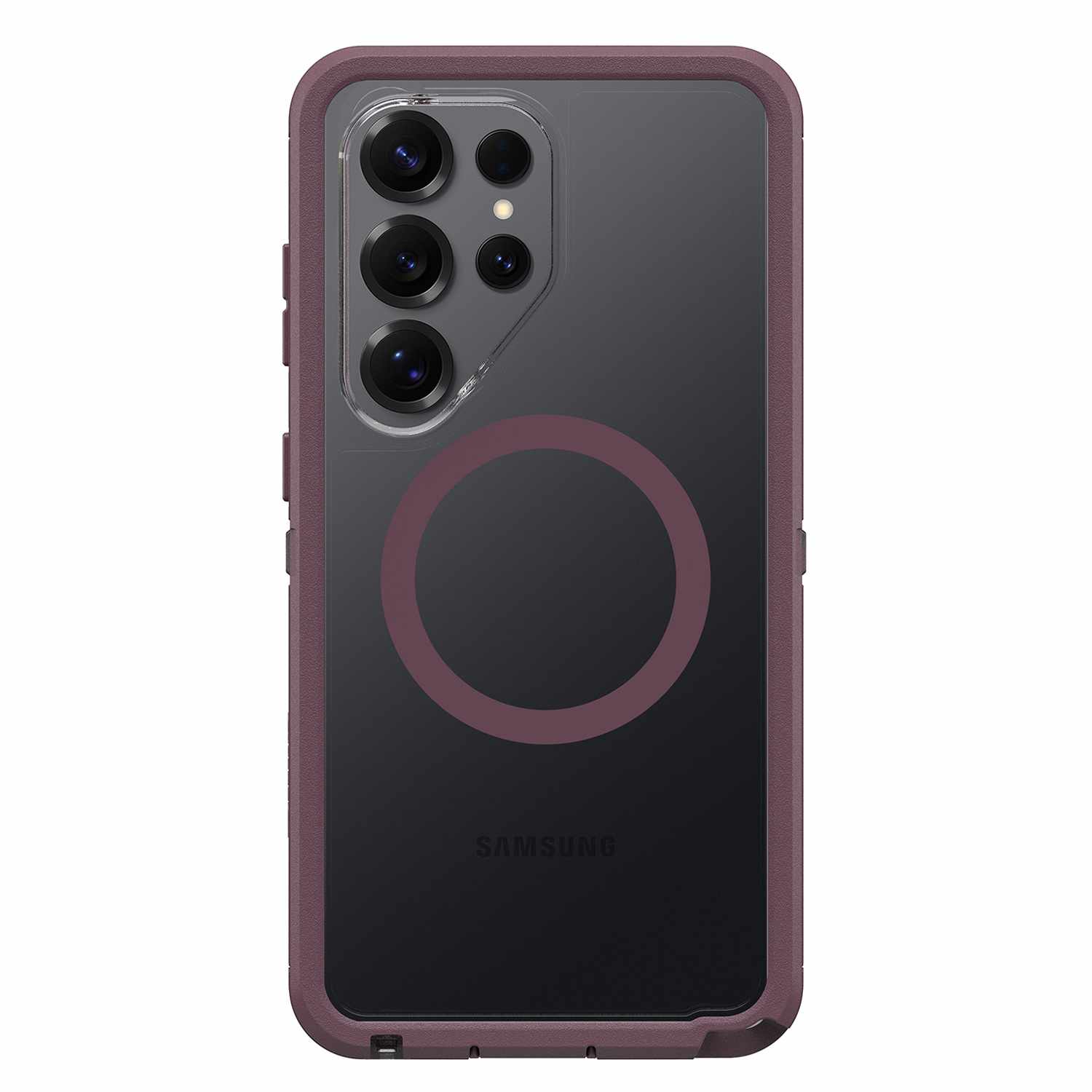 OtterBox Defender Pro XT Clear Case with Magnets Purple Mystery for Galaxy S26 Ultra