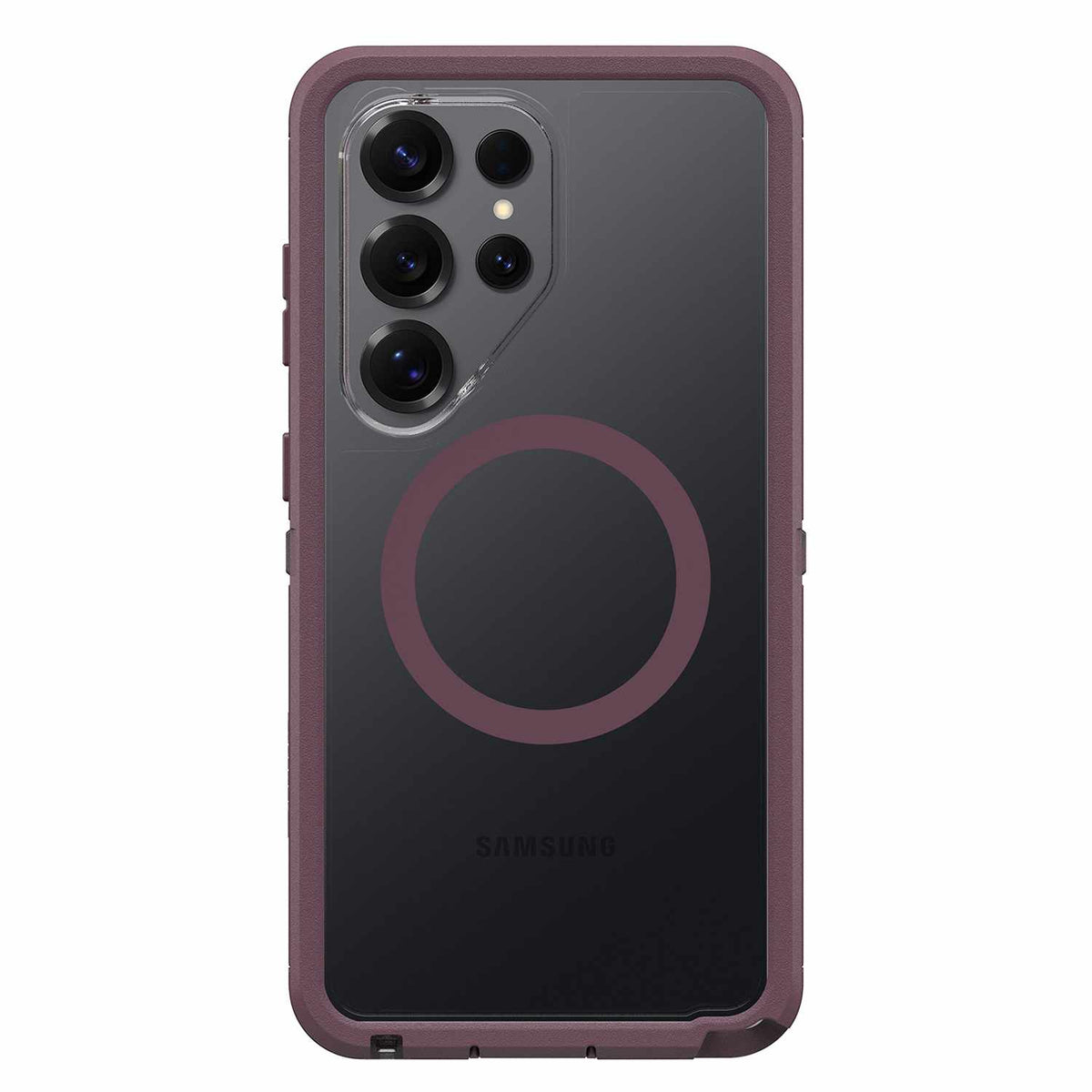 OtterBox Defender Pro XT Clear Case with Magnets Purple Mystery for Galaxy S26 Ultra