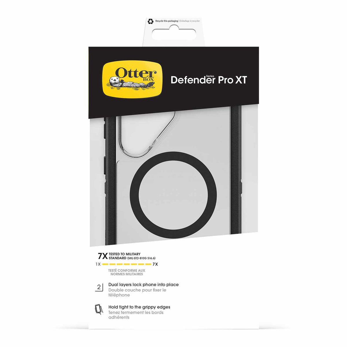 OtterBox Defender Pro XT Clear Case with Magnets Dark Side for Galaxy S26 Ultra
