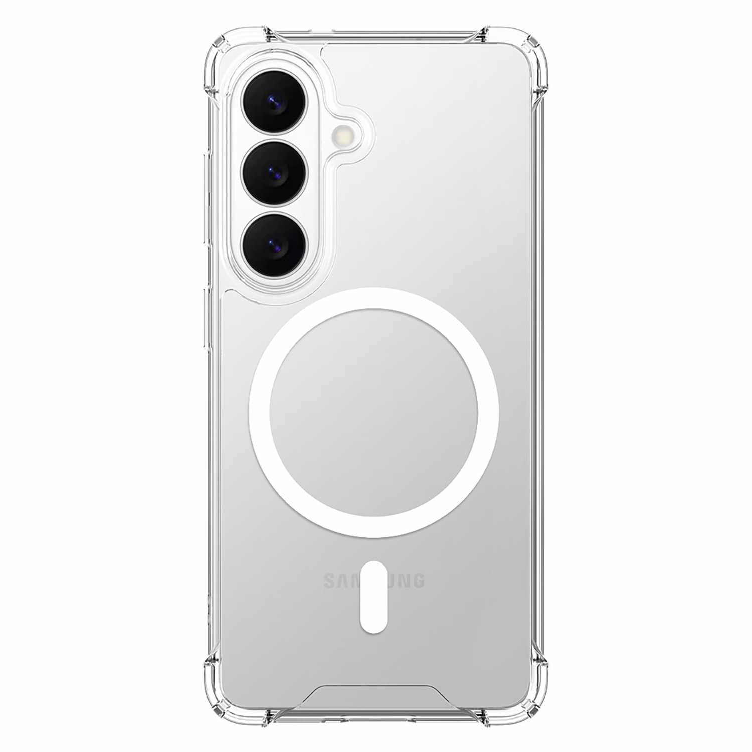 Blu Element Dropzone Rugged Case with Magnets Clear for Galaxy S26