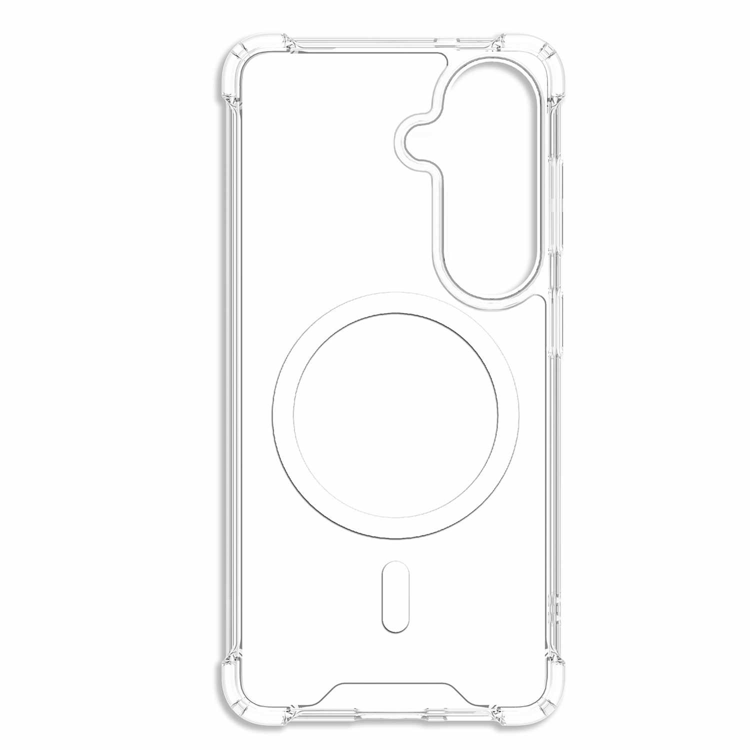 Blu Element Dropzone Rugged Case with Magnets Clear for Galaxy S26