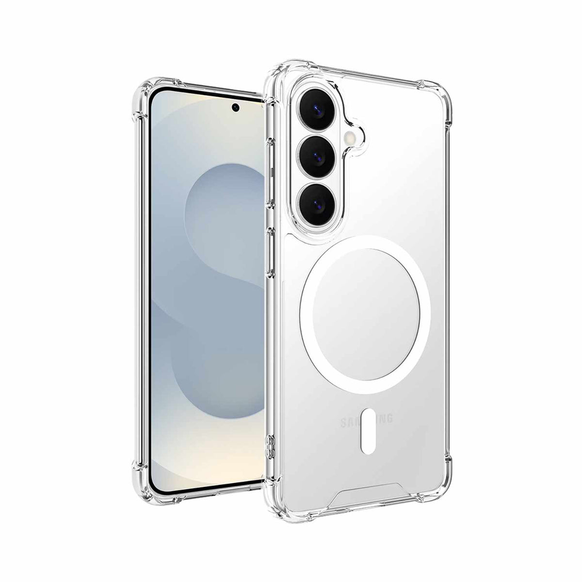Blu Element Dropzone Rugged Case with Magnets Clear for Galaxy S26
