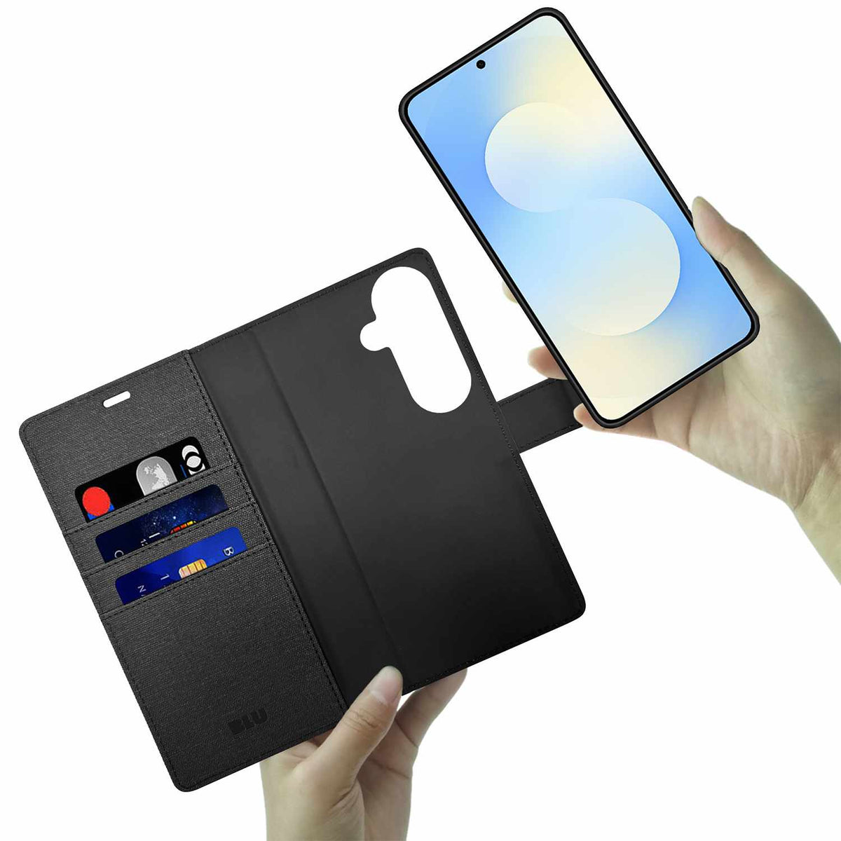 Blu Element Folio 2-in-1 Case Black for Galaxy S26