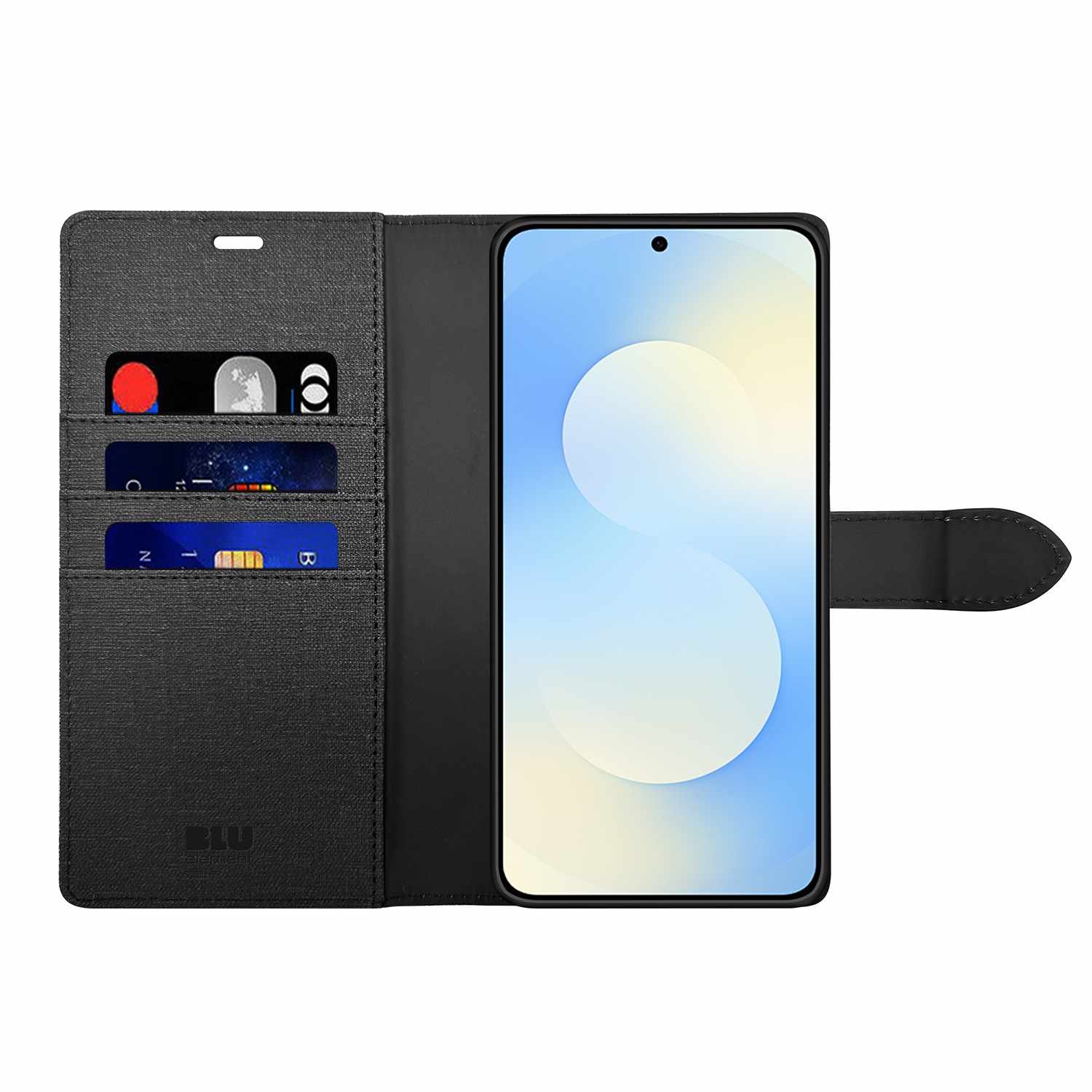 Blu Element Folio 2-in-1 Case Black for Galaxy S26+