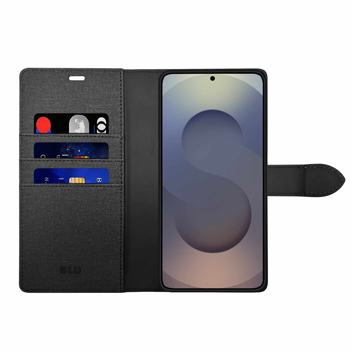 Blu Element Folio 2-in-1 Case Black for Galaxy S26 Ultra