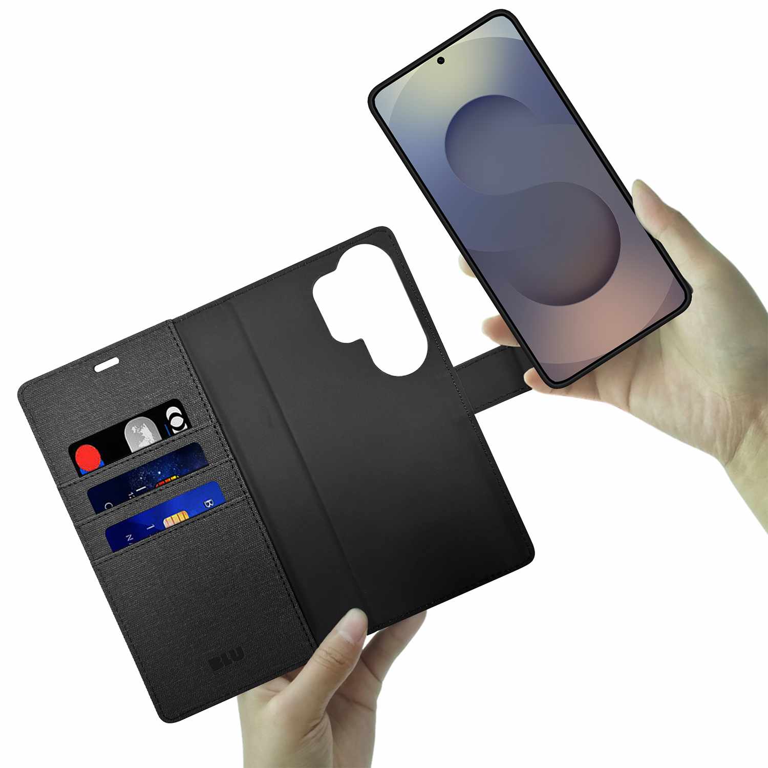 Blu Element Folio 2-in-1 Case Black for Galaxy S26 Ultra