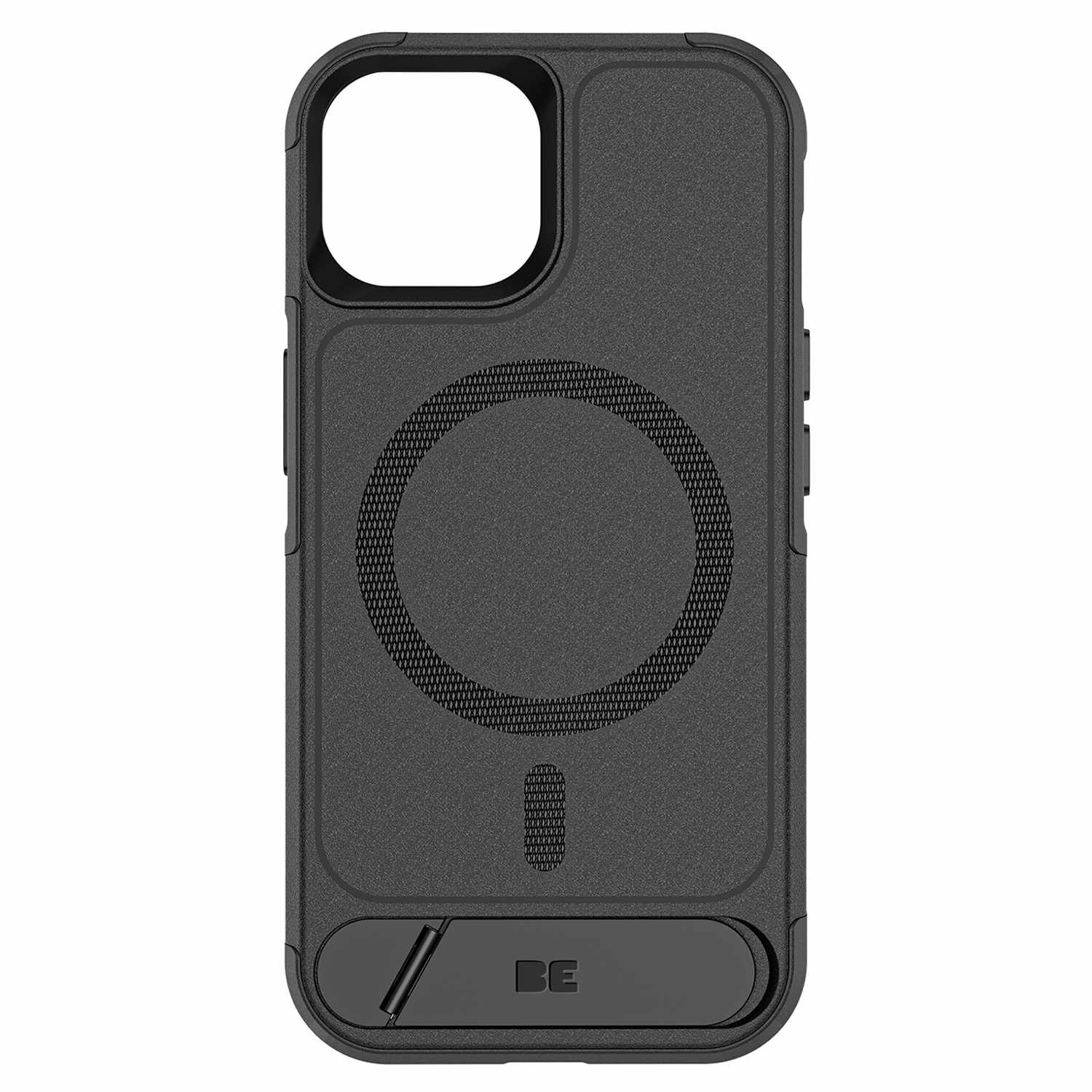 Blu Element Armour Ultra MagSafe with Kickstand Case Black for iPhone 13, iPhone 14, iPhone 15, iPhone 16e, iPhone 17e