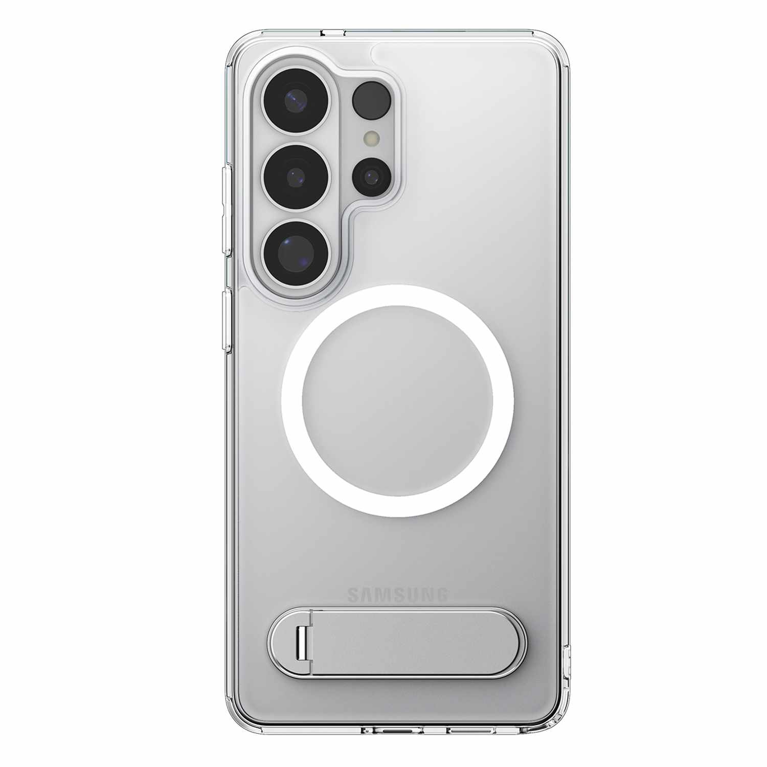 Spigen Slim Armor Essential S Case with Magnets Clear White for Galaxy S26 Ultra