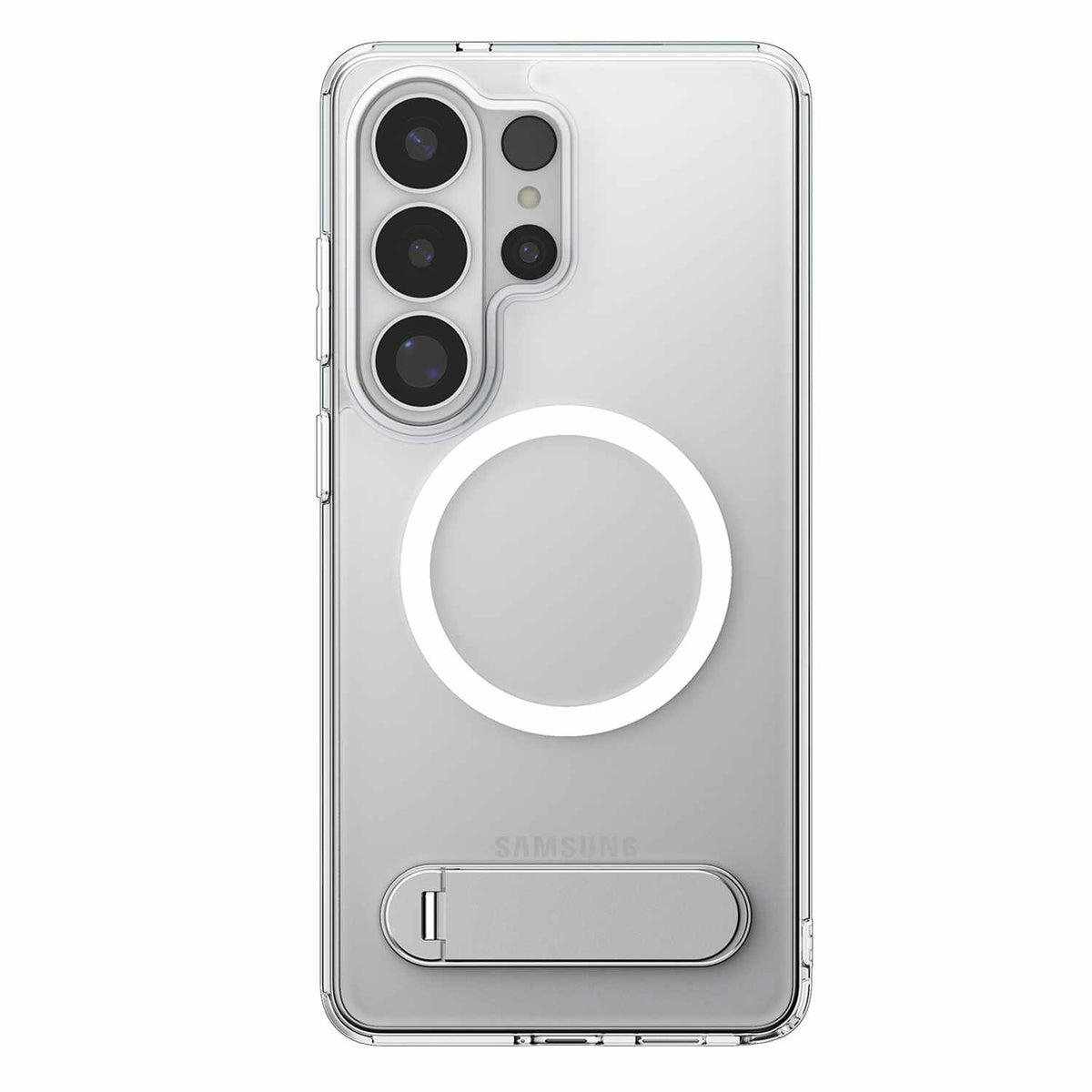 Spigen Slim Armor Essential S Case with Magnets Clear White for Galaxy S26 Ultra