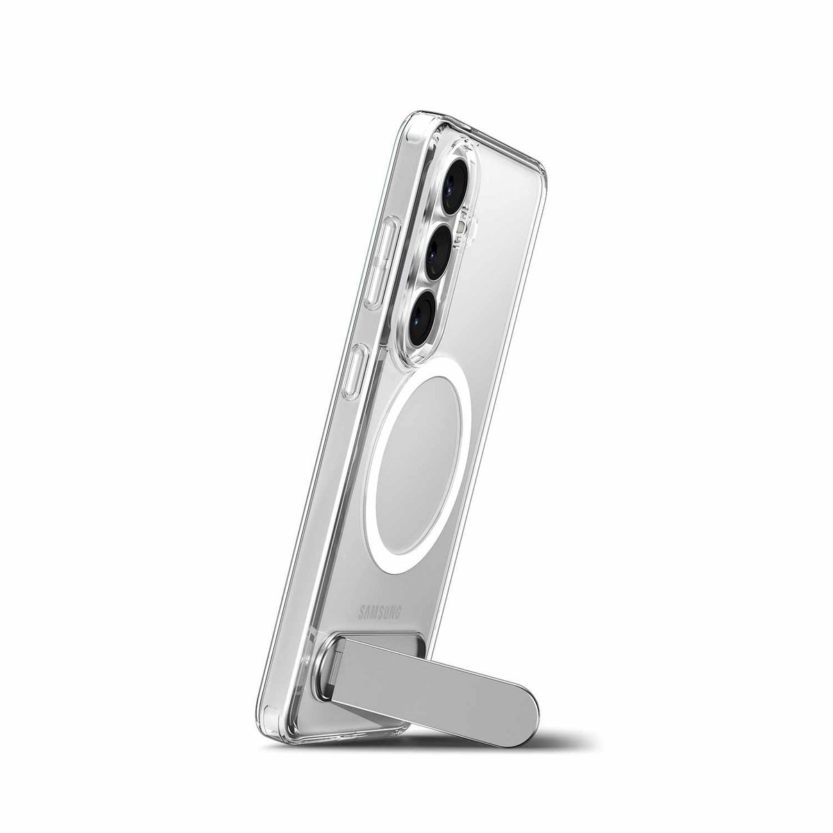 Spigen Slim Armor Essential S Case with Magnets Clear White for Galaxy S26