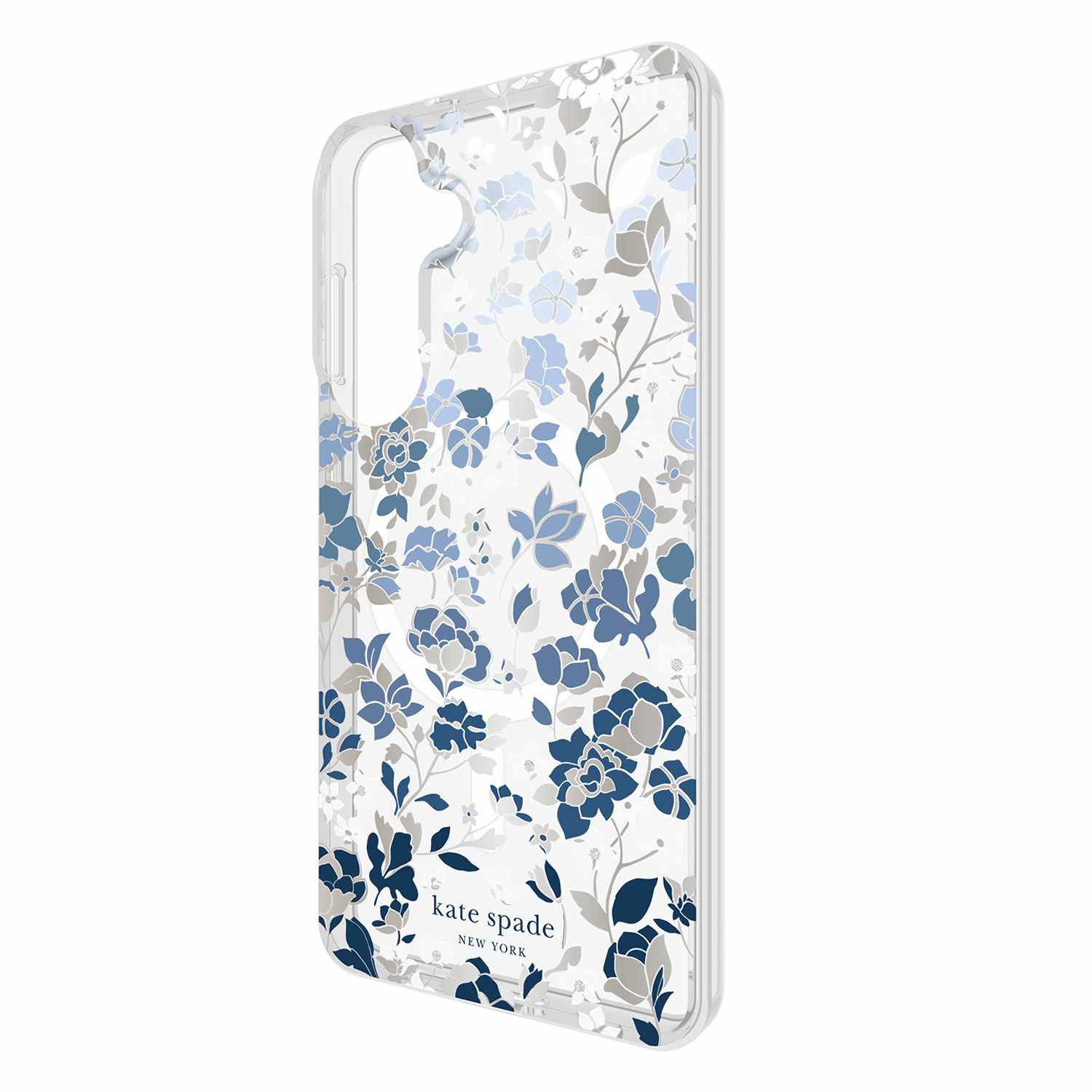 Kate Spade Protective Case w/Magnets Flowerbed Blue for Samsung Galaxy S26