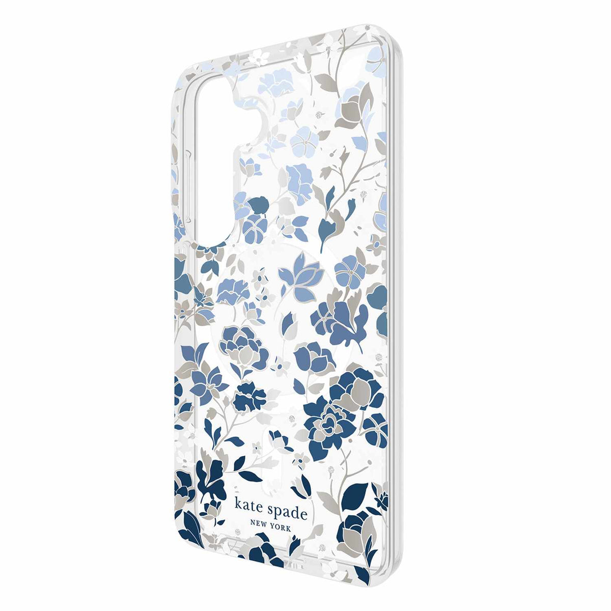 Kate Spade Protective Case w/Magnets Flowerbed Blue for Samsung Galaxy S26+