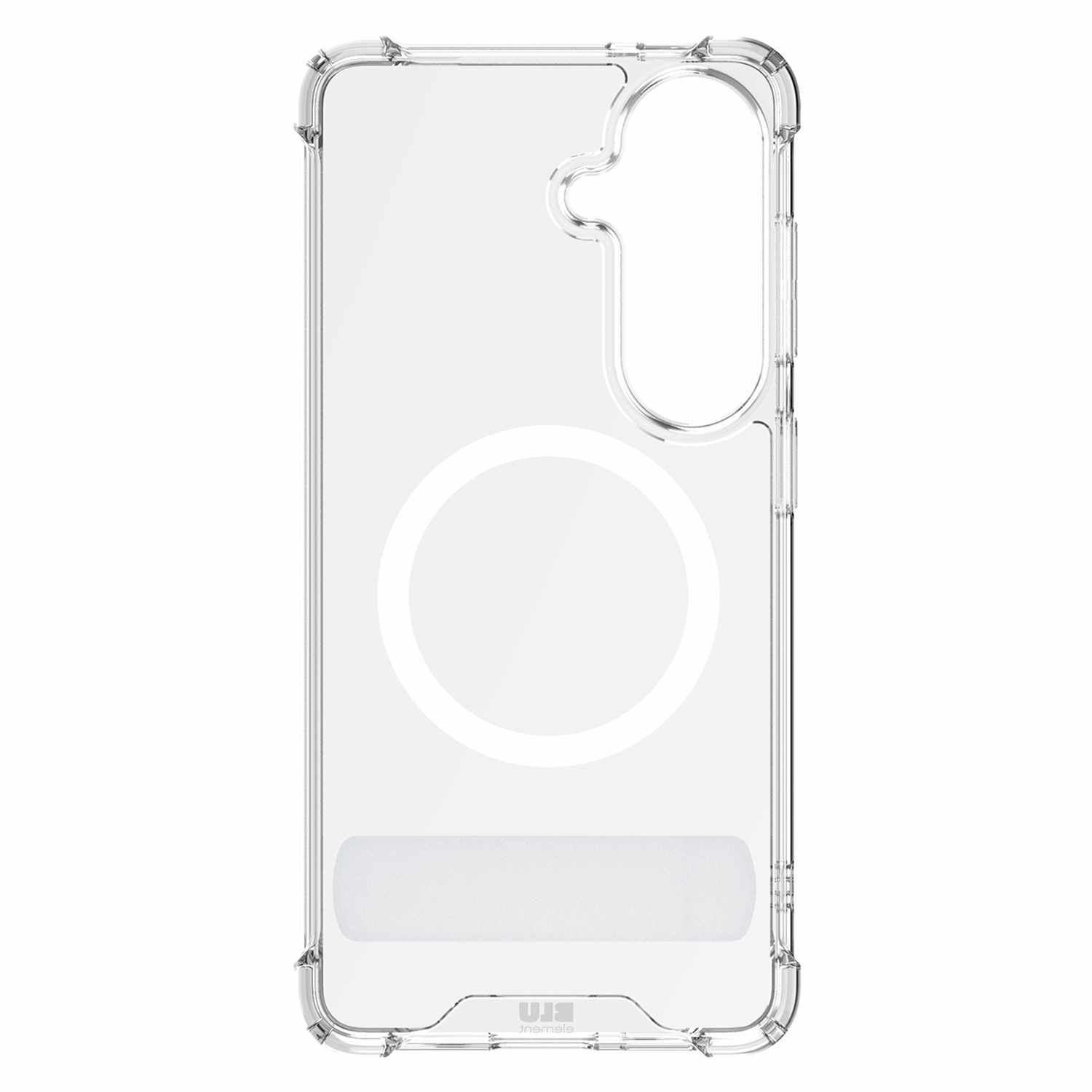 Blu Element Dropzone Rugged Kickstand Case with Magnets Clear for Galaxy S26
