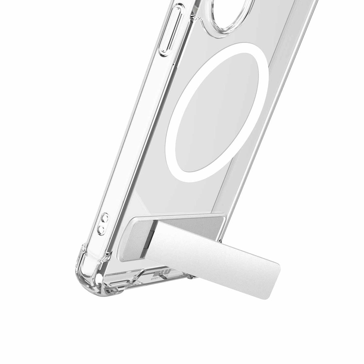 Blu Element Dropzone Rugged Kickstand Case with Magnets Clear for Galaxy S26