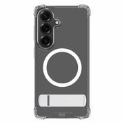 Blu Element Dropzone Rugged Kickstand Case with Magnets Clear for Galaxy S26+
