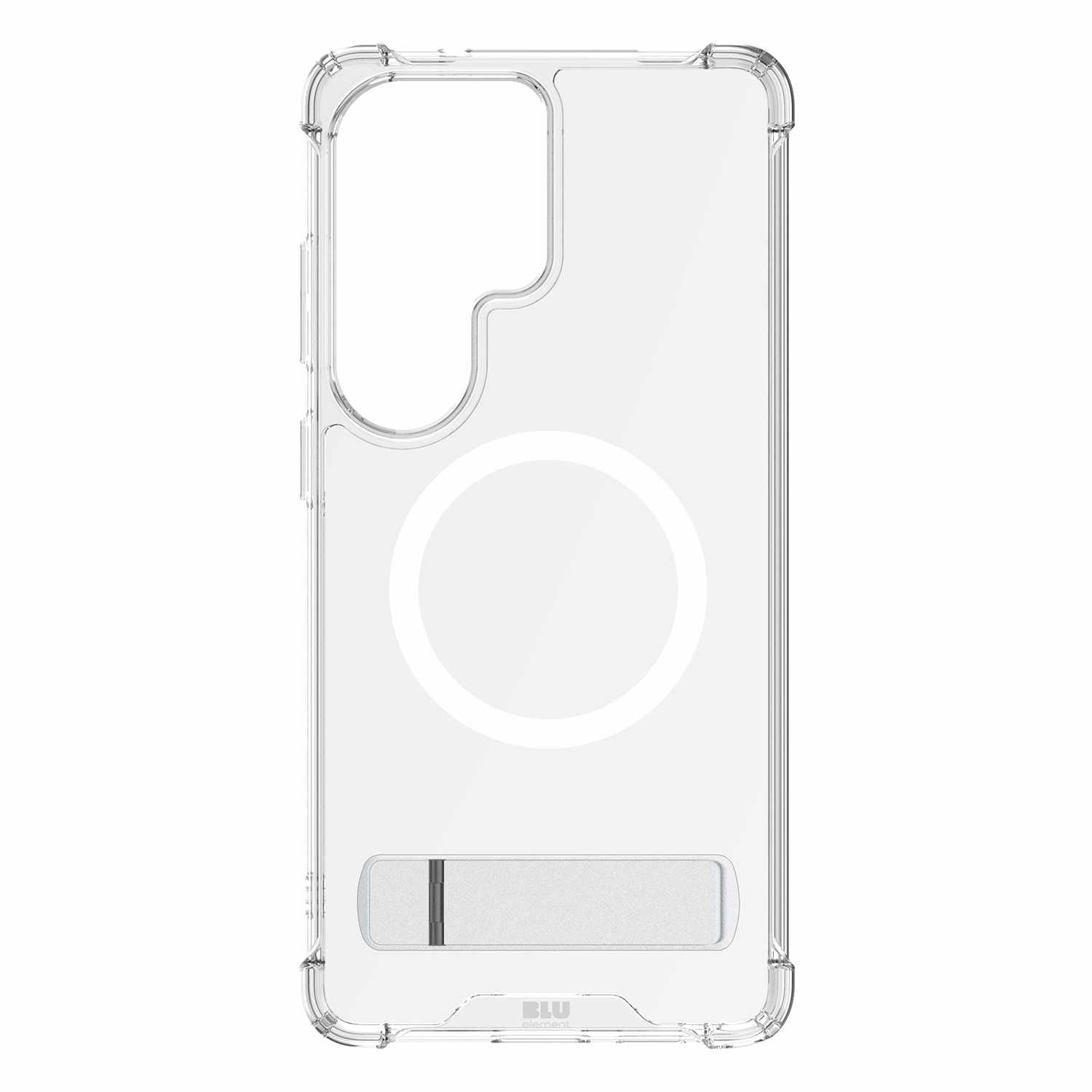 Blu Element Dropzone Rugged Kickstand Case with Magnets Clear for Galaxy S26 Ultra