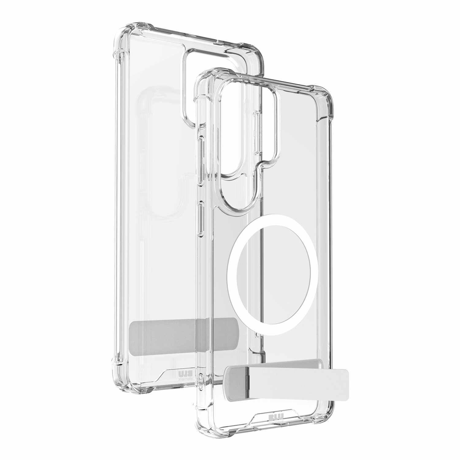 Blu Element Dropzone Rugged Kickstand Case with Magnets Clear for Galaxy S26 Ultra