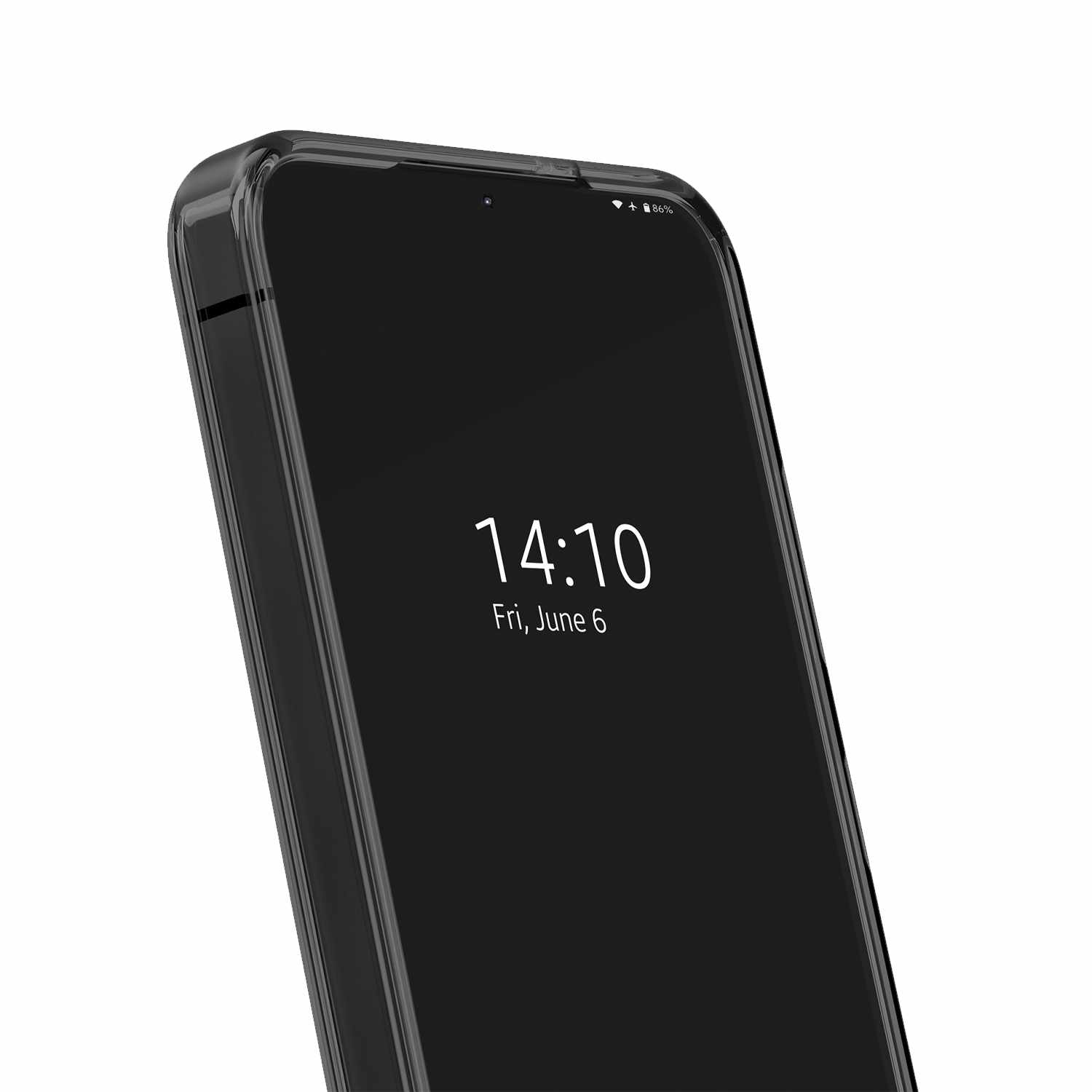 Ideal of Sweden Clear Case with Magnets Tinted Black for Galaxy S26