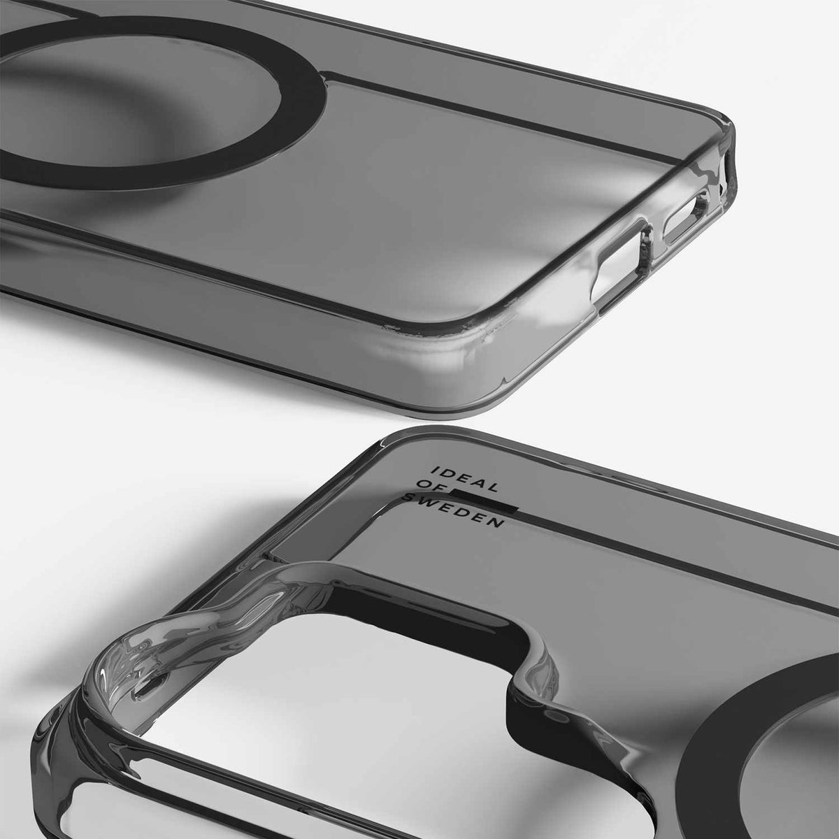 Ideal of Sweden Clear Case with Magnets Tinted Black for Galaxy S26 Ultra