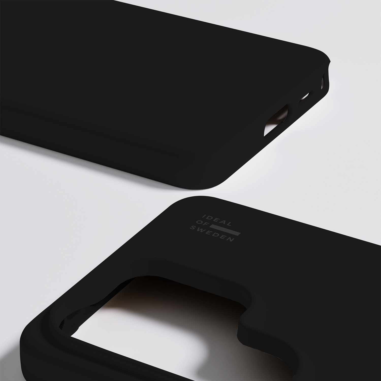 Ideal of Sweden Silicone Case Compatible with Magnets Black for Galaxy S26 Ultra
