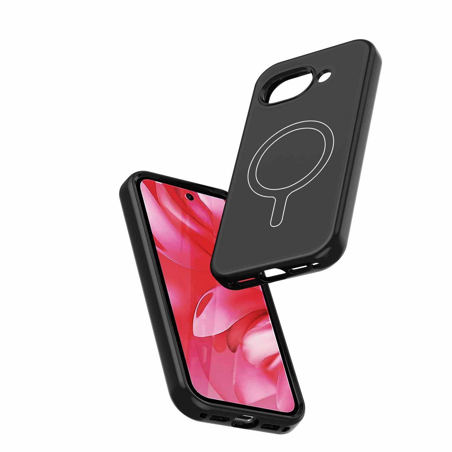 Avana Black Ice Case with Magnets for Pixel 10a