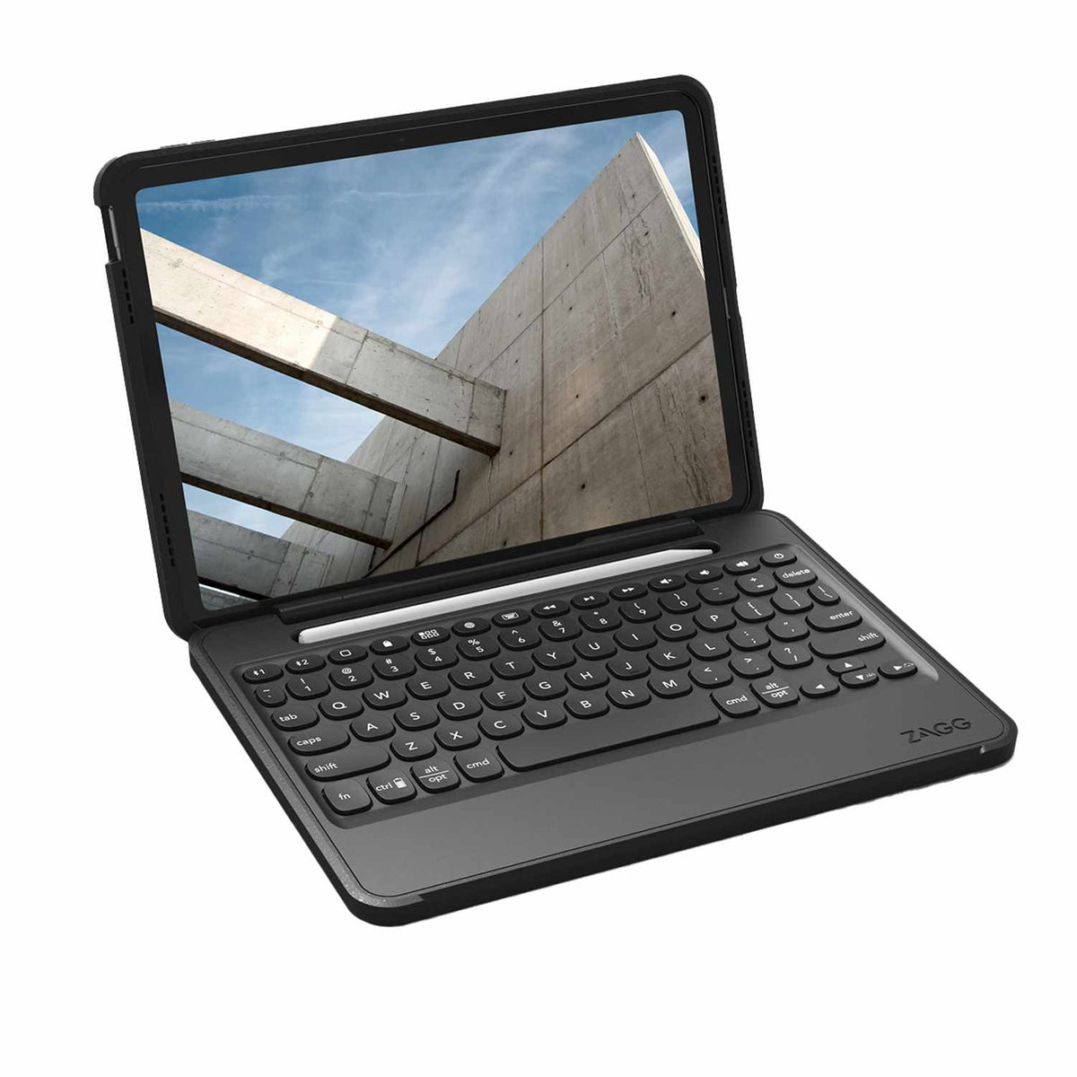 ZAGG Rugged Book Wireless Keyboard and Case Black for iPad 11 A16