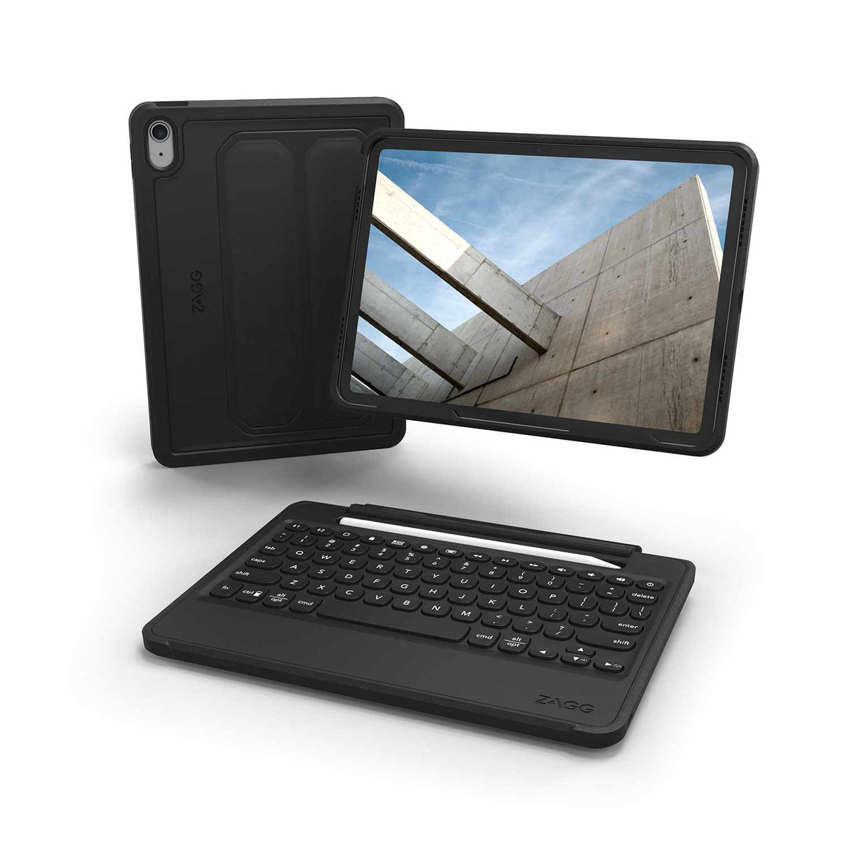 ZAGG Rugged Book Wireless Keyboard and Case Black for iPad 11 A16