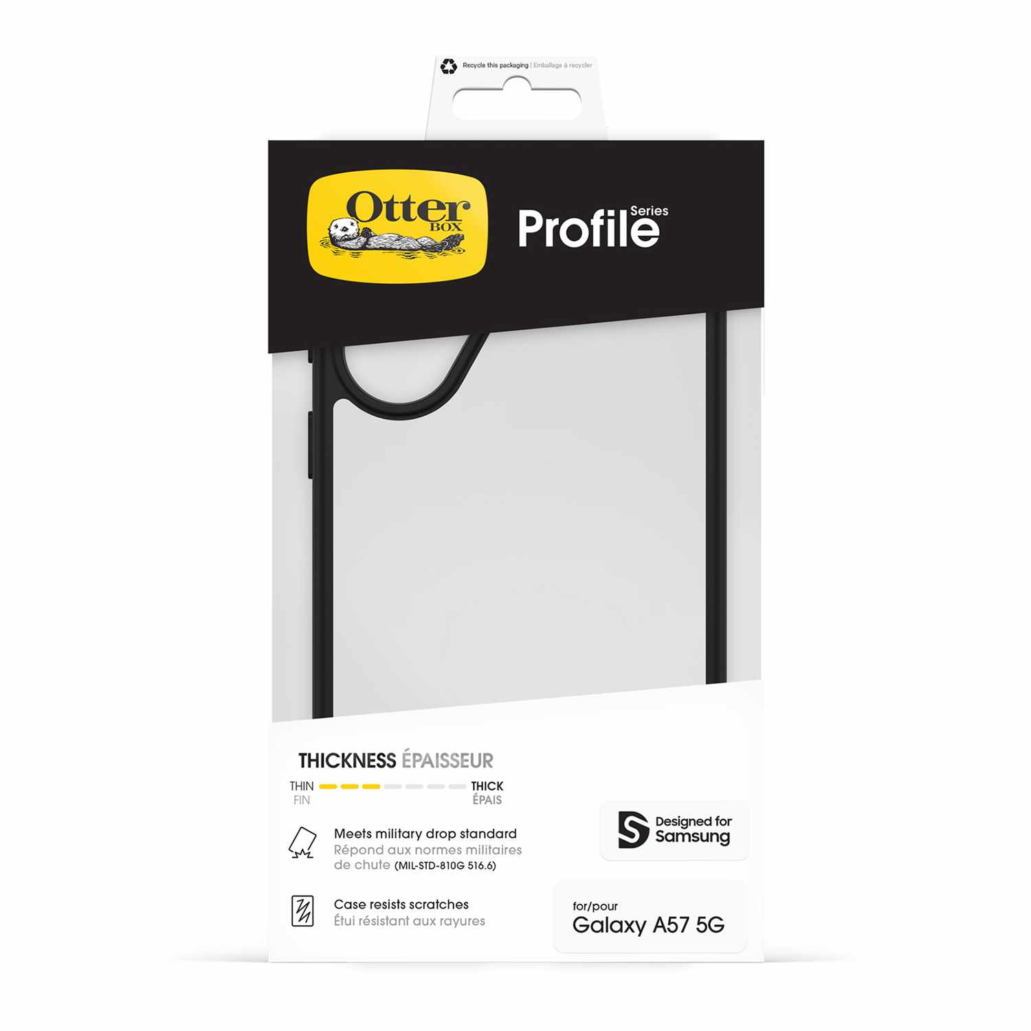 OtterBox Profile Case Black Crystal for Galaxy A57