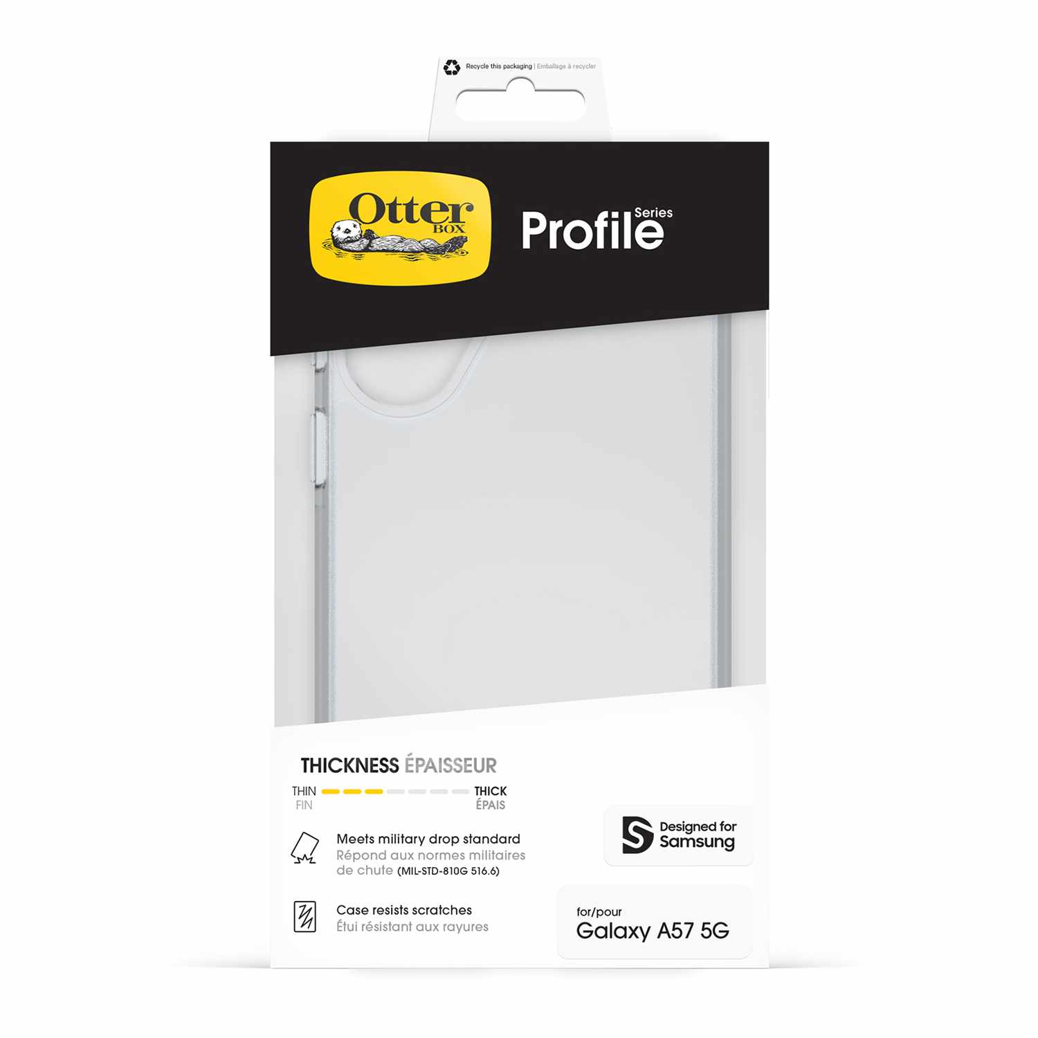 OtterBox Profile Case Clear with Blue Tint for Galaxy A57