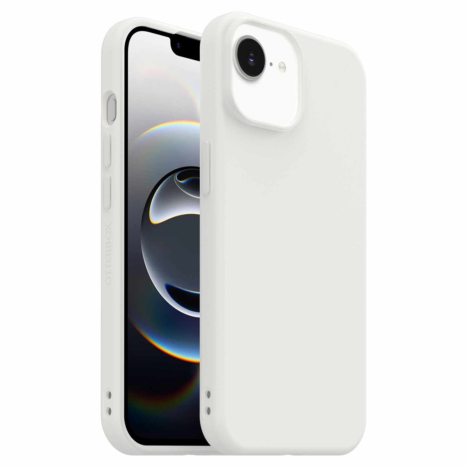 OtterBox Figura Case Crema White for iPhone 17e, iPhone 16e, iPhone 15, iPhone 14, iPhone 13