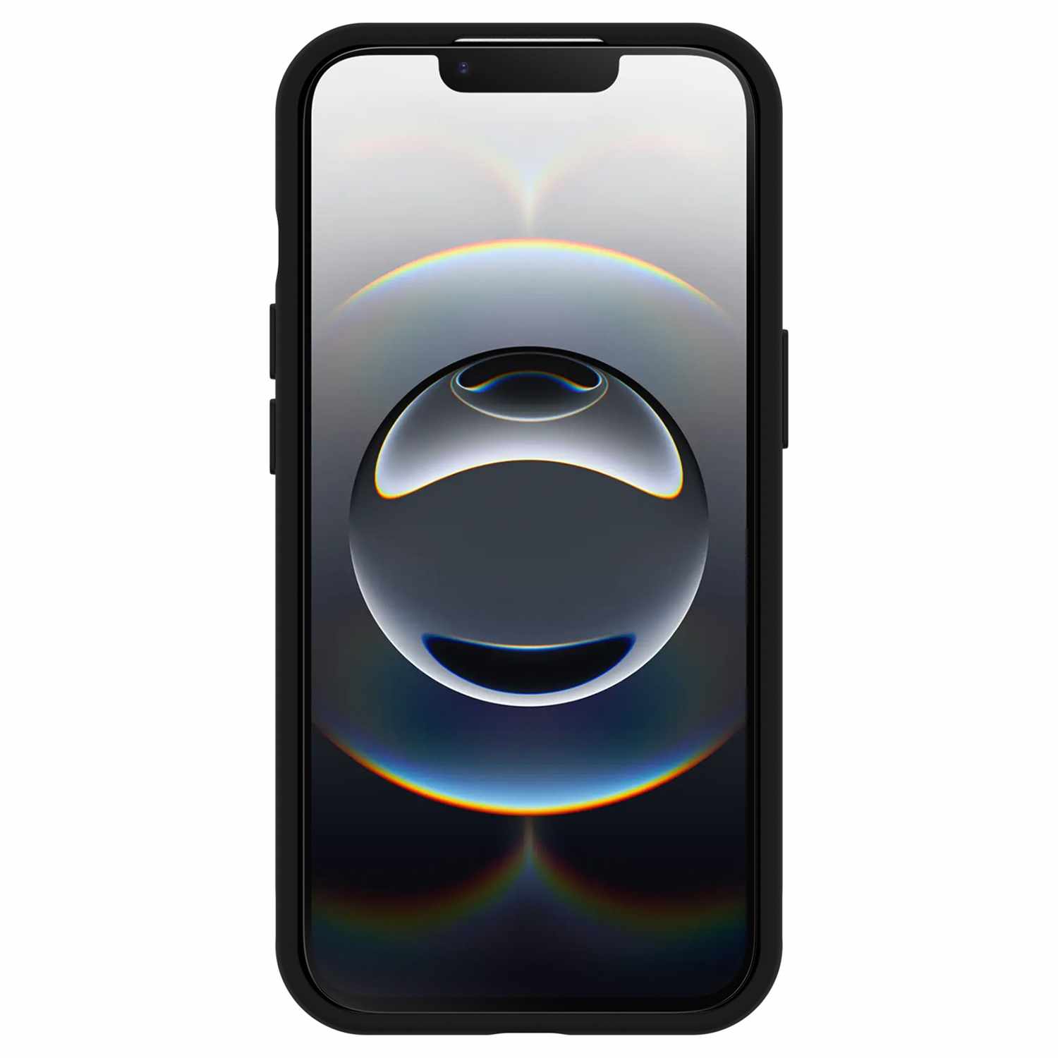 OtterBox Figura Case Black and Glass Screen Protector Bundle for iPhone 17e, iPhone 16e, iPhone 15, iPhone 14, iPhone 13