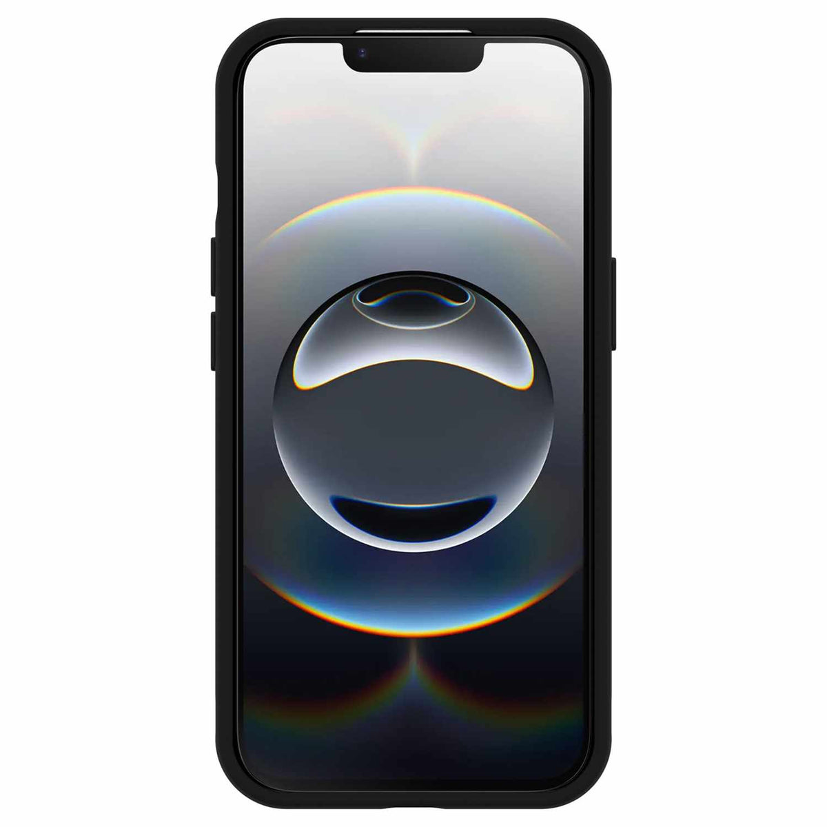OtterBox Figura Case Black and Glass Screen Protector Bundle for iPhone 17e, iPhone 16e, iPhone 15, iPhone 14, iPhone 13