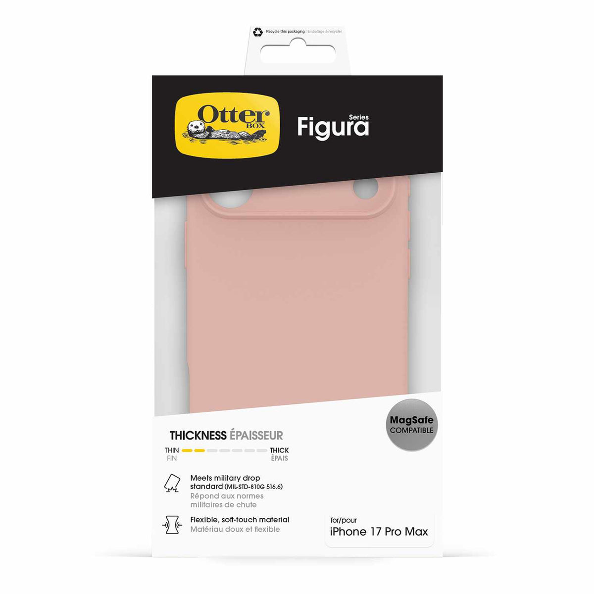OtterBox Figura Case Rose Smoke for iPhone 17 Pro Max