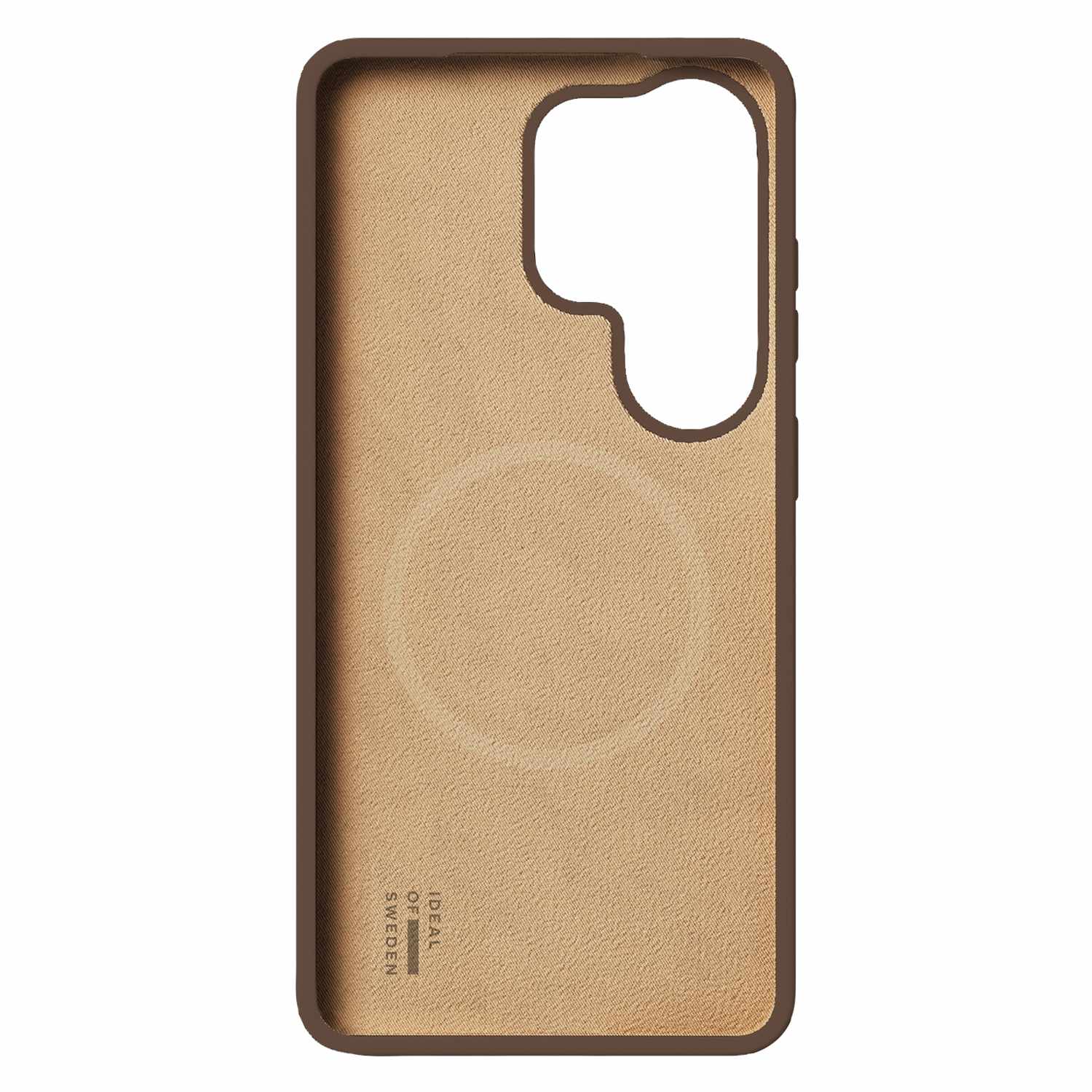 Ideal of Sweden Silicone Case with Magnets Mocha Mousse for Galaxy S26 Ultra