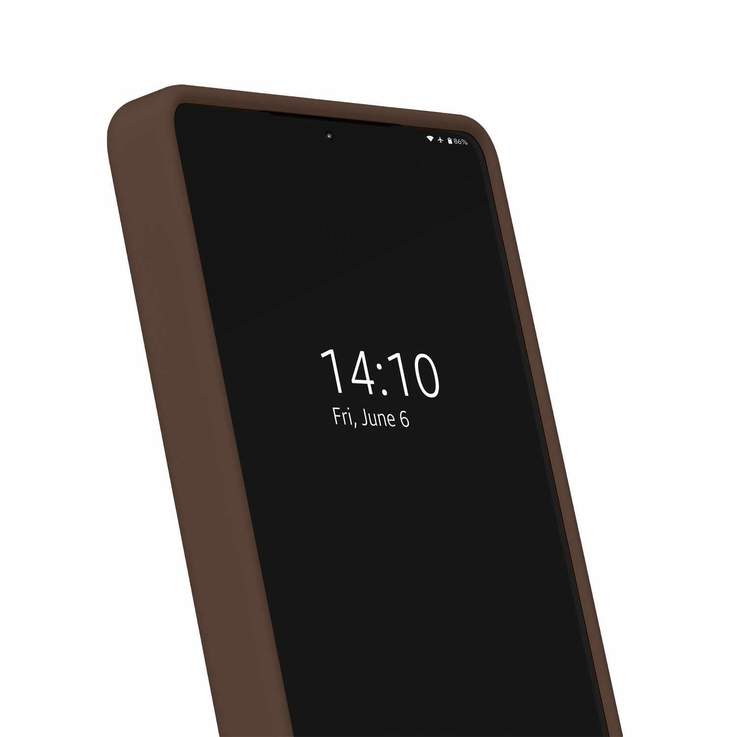 Ideal of Sweden Silicone Case with Magnets Mocha Mousse for Galaxy S26 Ultra