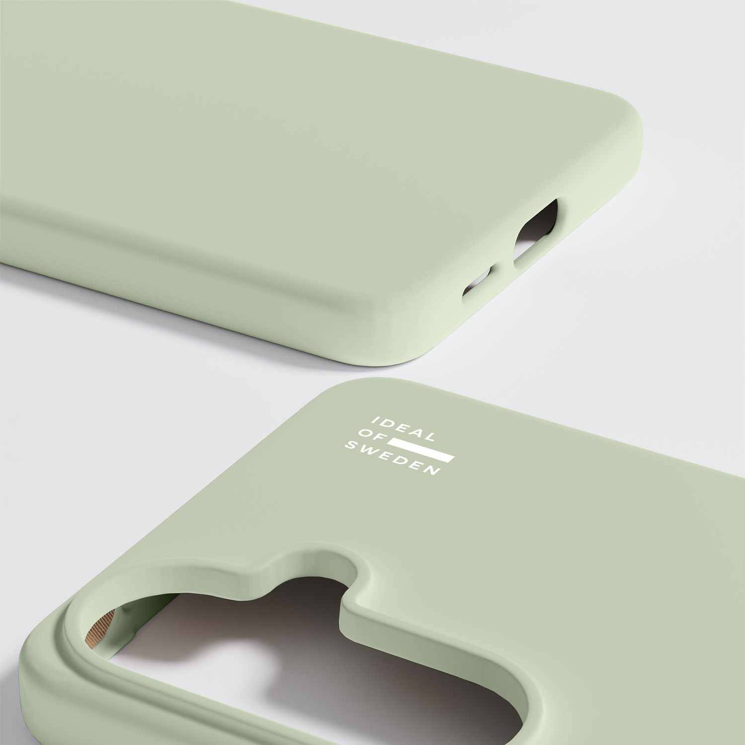 Ideal of Sweden Silicone Case with Magnets Sage Green for Galaxy S26
