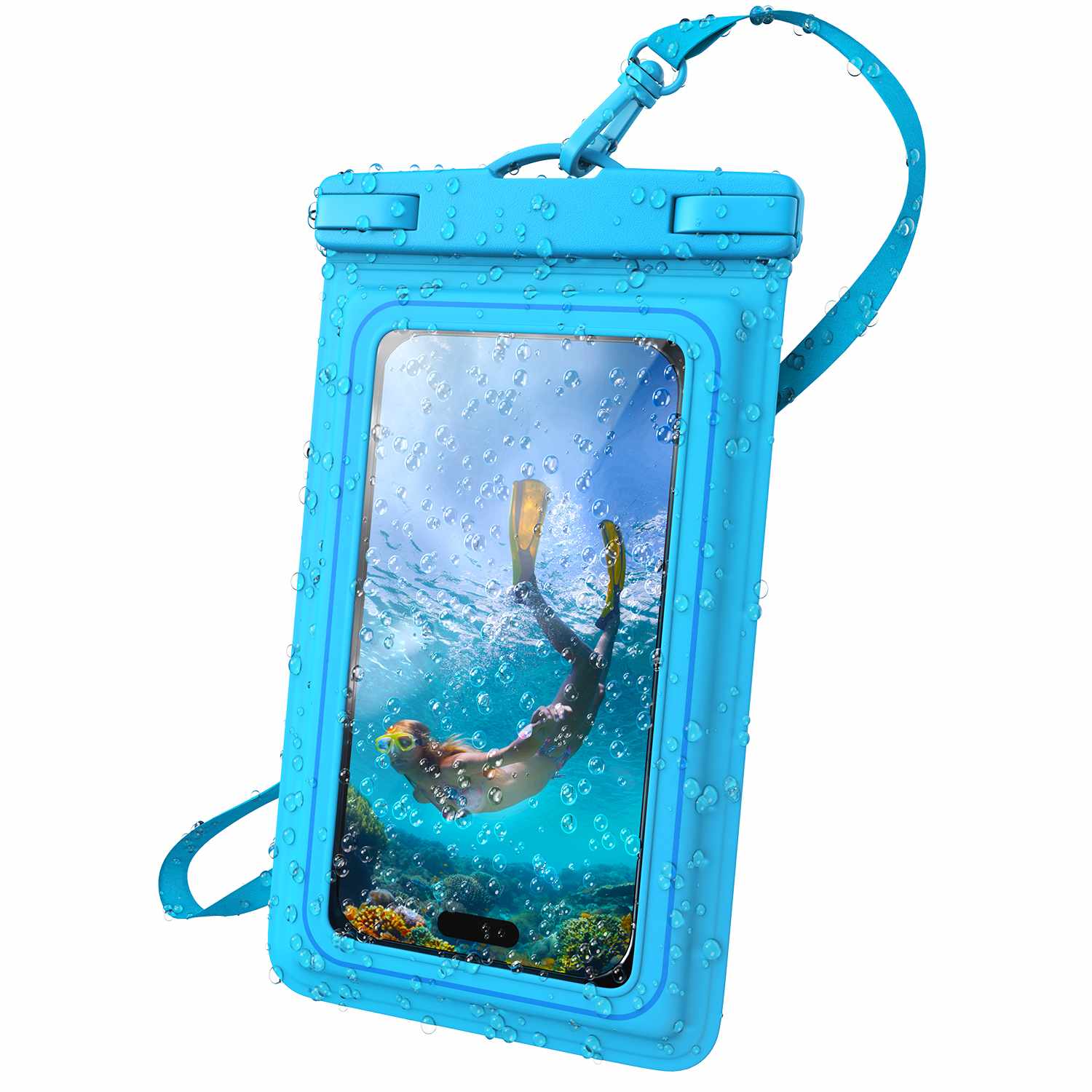 Blu Element Waterproof Floating Pouch Aqua Blue