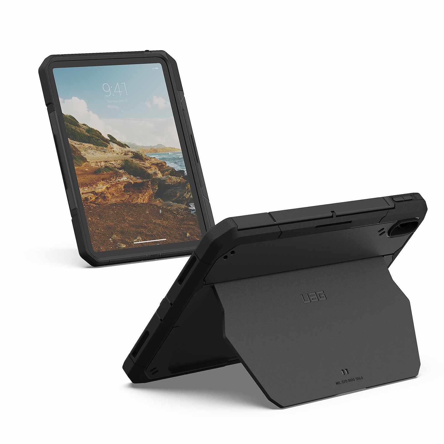 UAG Trooper Rugged Case Black for iPad 11 A16