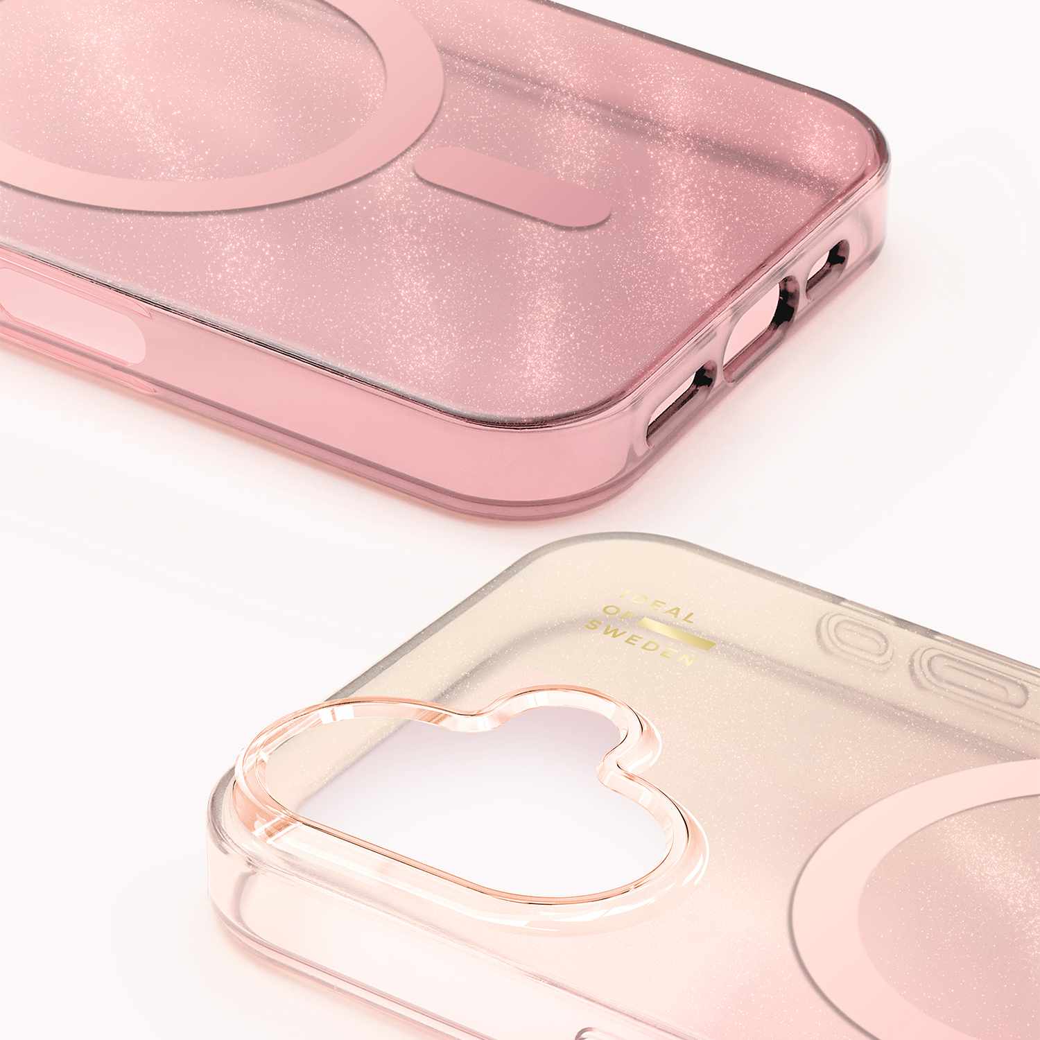 Ideal of Sweden Clear MagSafe Case Rose Blush for iPhone 17